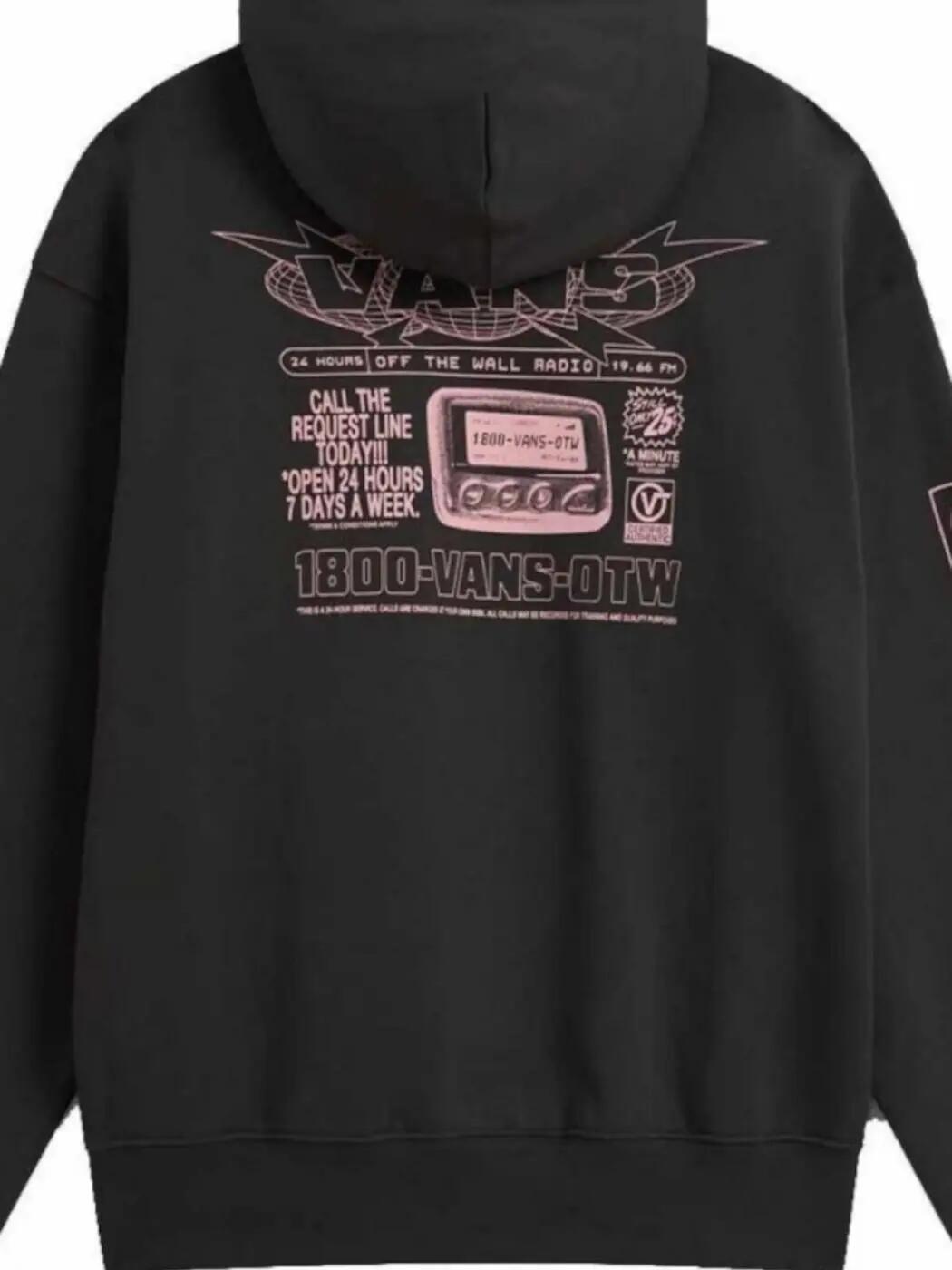 Sweatshirts Fleecejacken für Männer Vans Vans Hotline Schwarz. 3/4