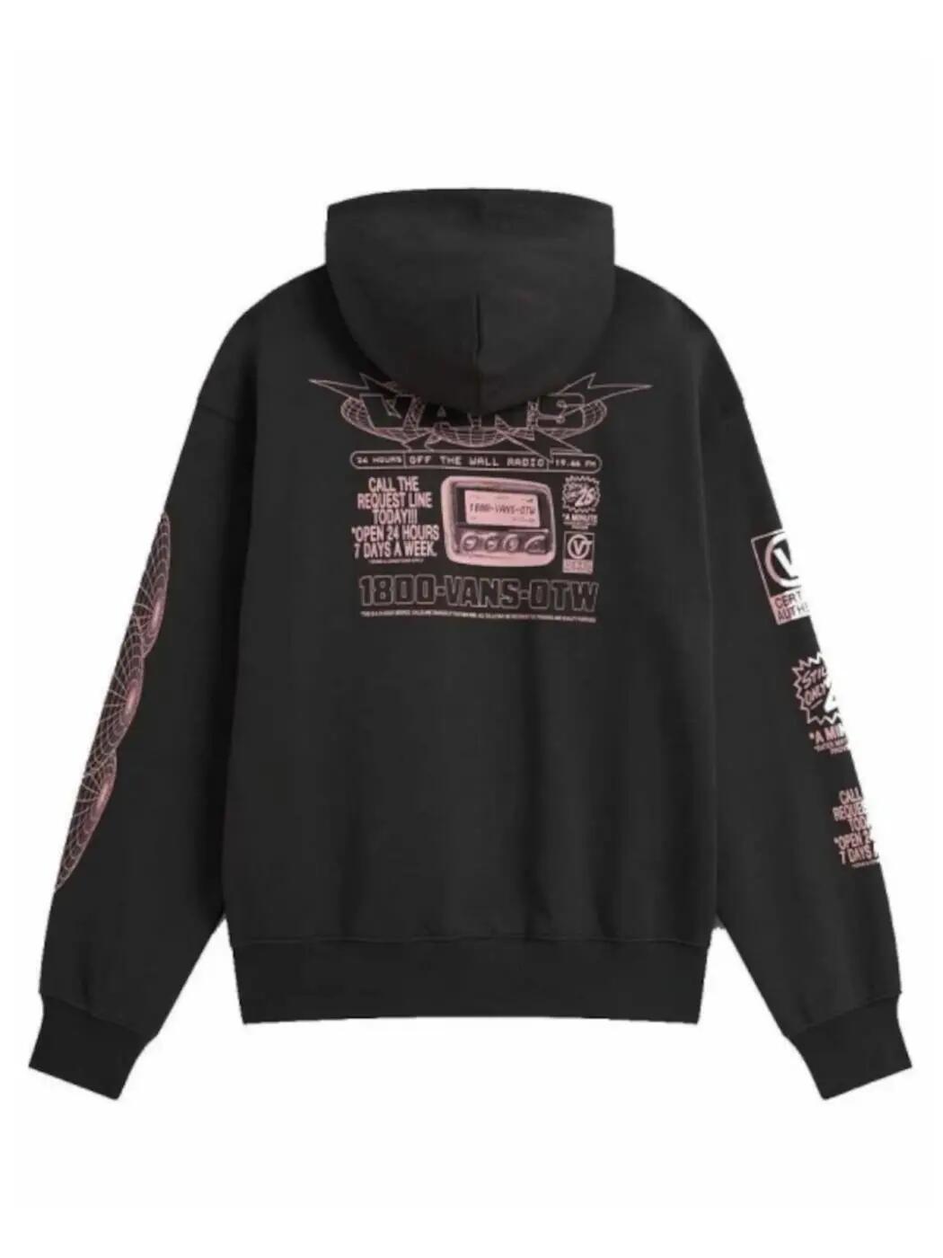 Sweatshirts Fleecejacken für Männer Vans Vans Hotline Schwarz. 2/4