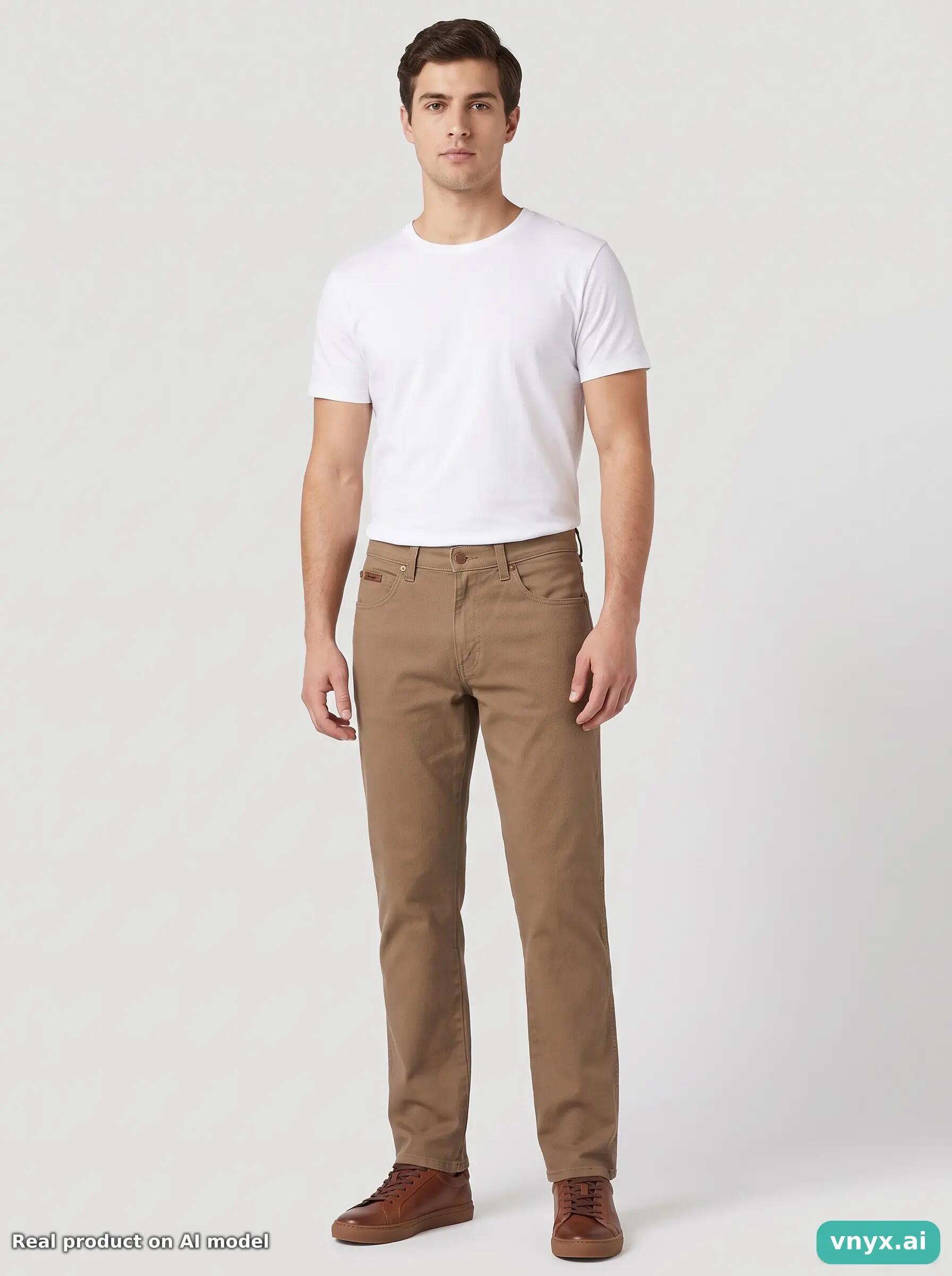 Second Life - Vintage Wrangler Khaki Jeans Men 30 L29 6/6
