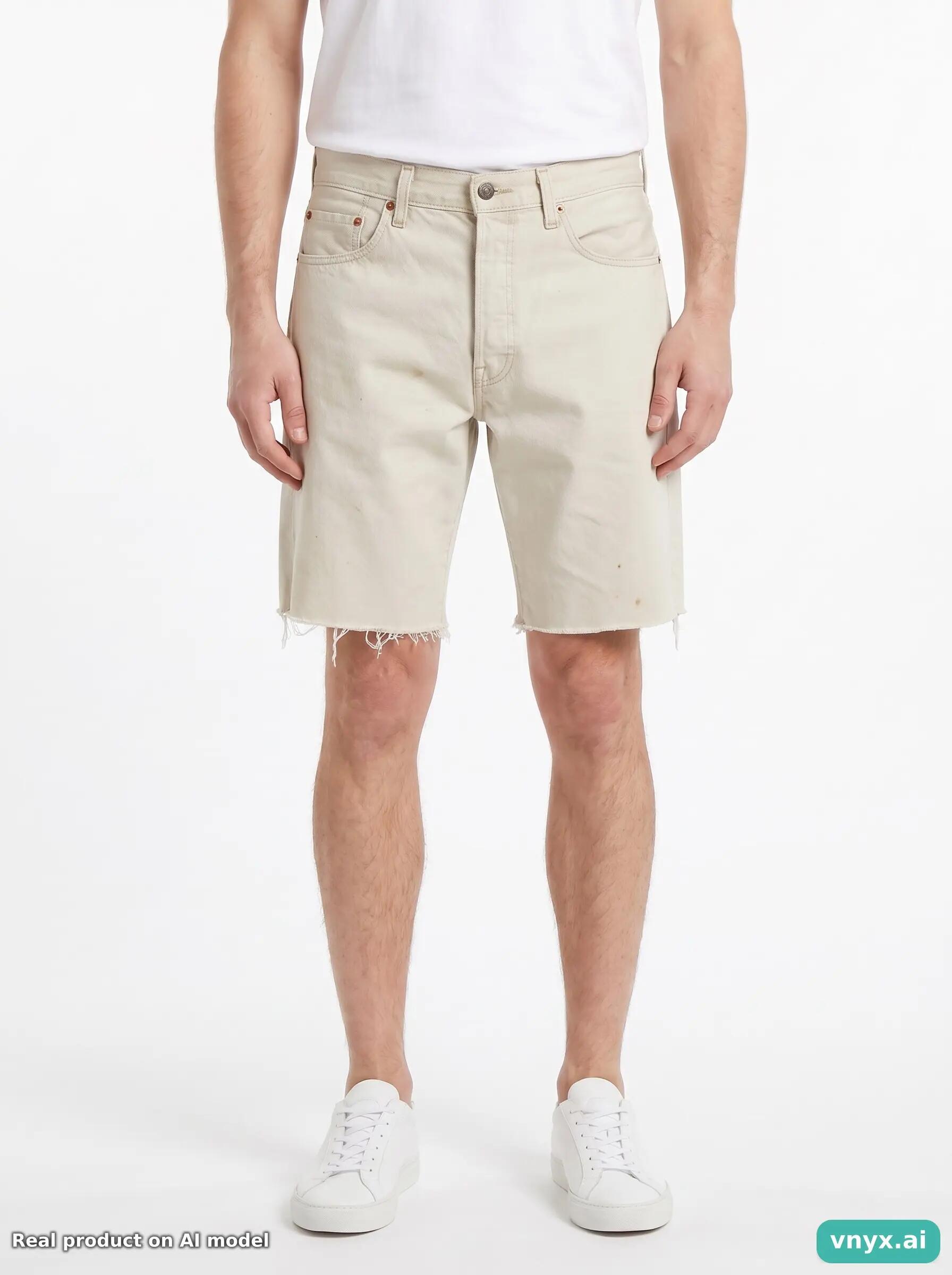 Second Life - Vintage LEVI STRAUSS & CO. Beige Shorts Men W36 L32 5/6