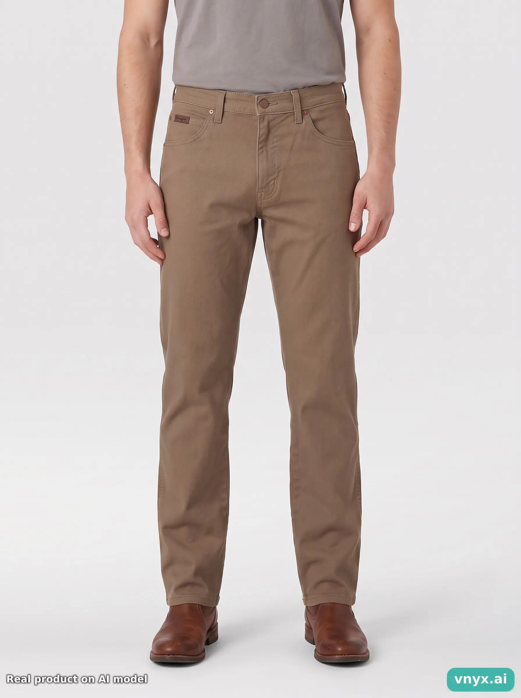 Second Life - Vintage Wrangler Khaki Jeans Men 30 L29 5/6
