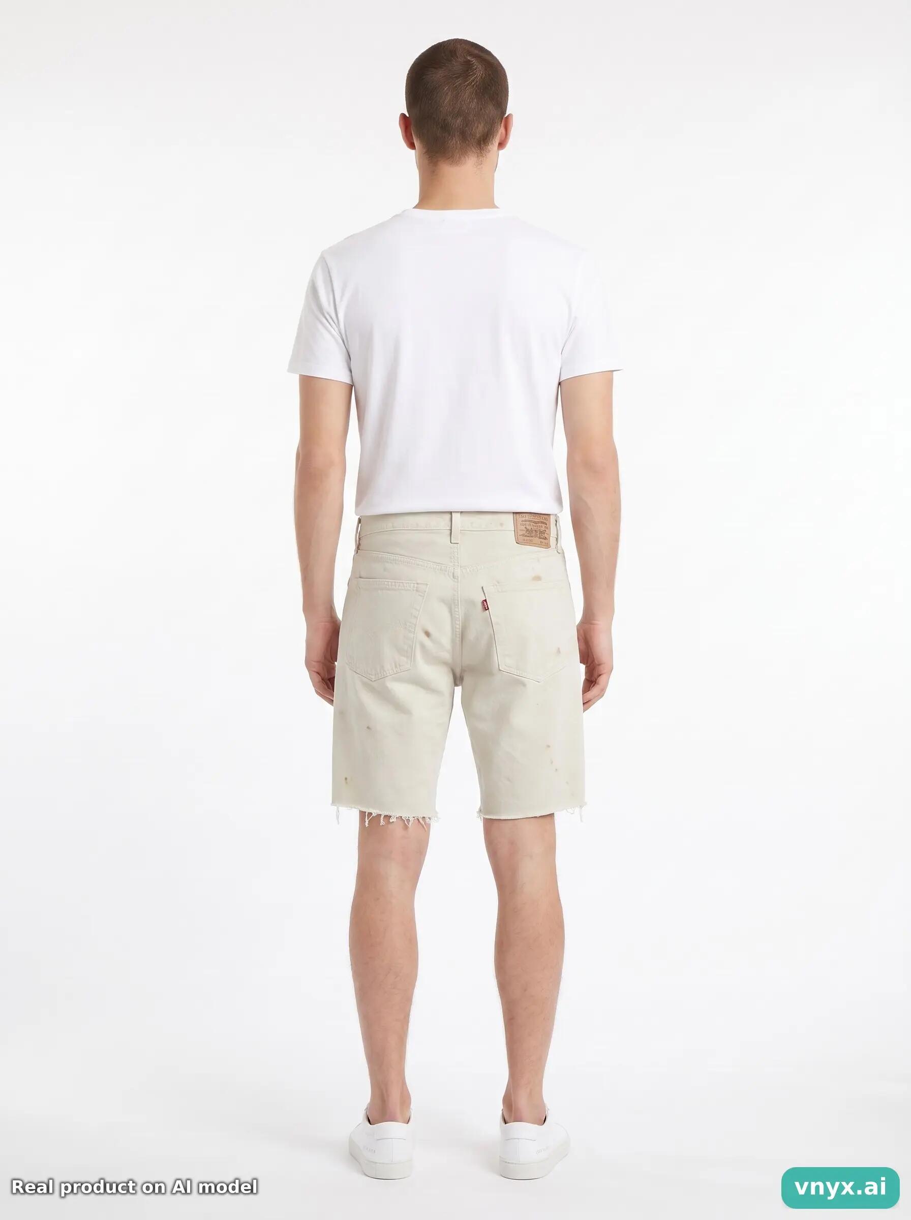 Second Life - Vintage LEVI STRAUSS & CO. Beige Shorts Men W36 L32 4/6