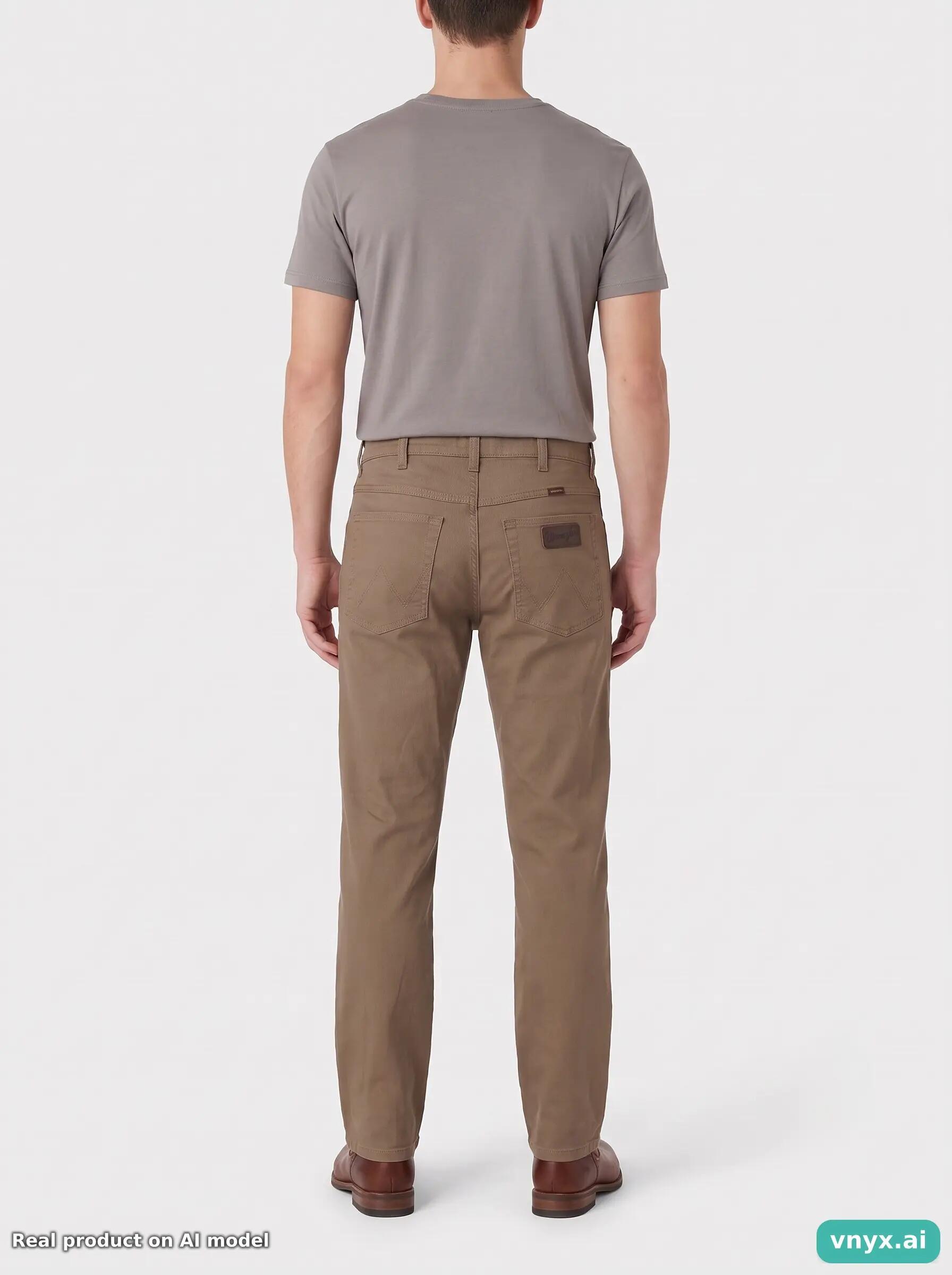 Second Life - Vintage Wrangler Khaki Jeans Men 30 L29 4/6