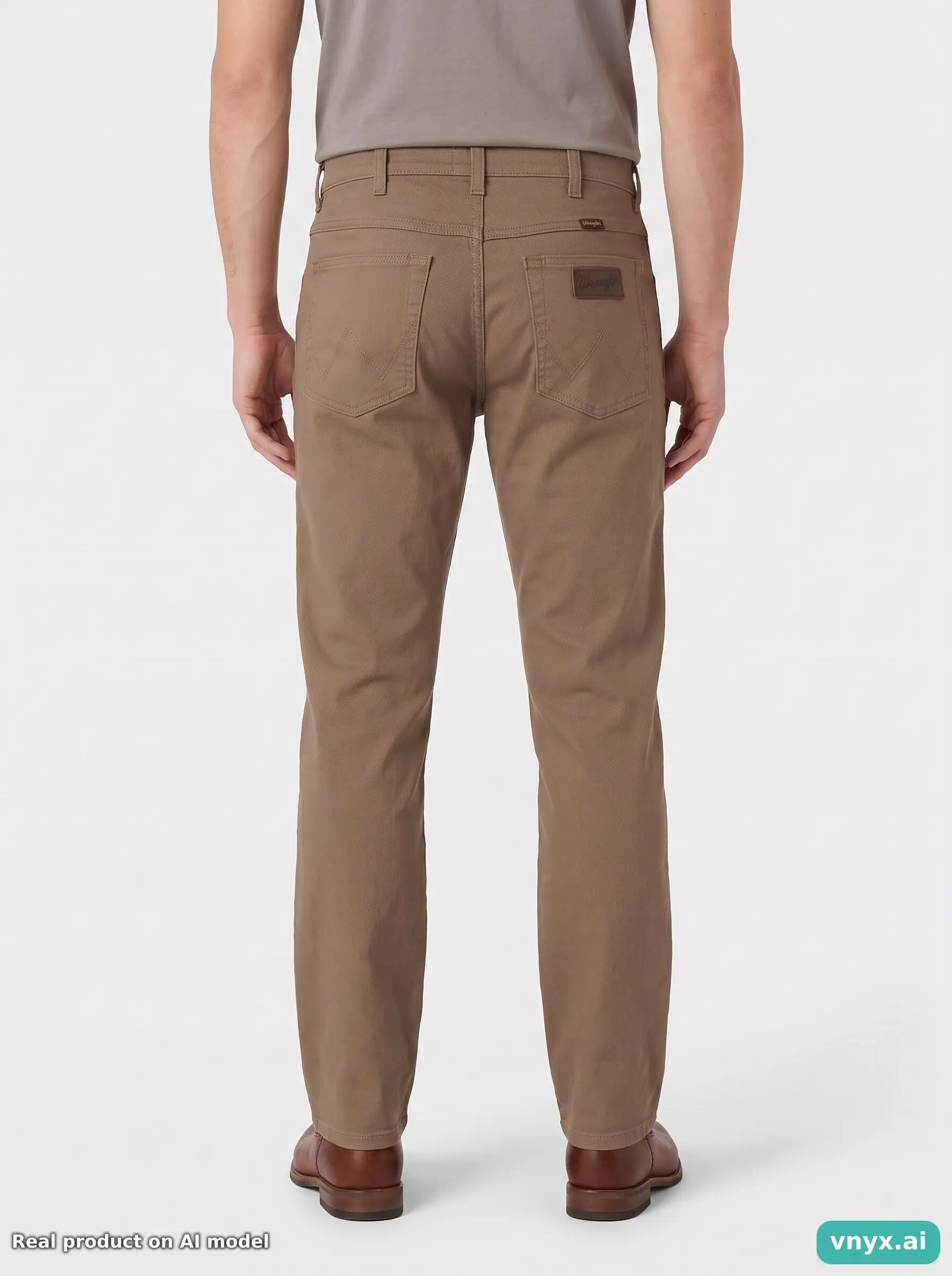 Second Life - Vintage Wrangler Khaki Jeans Men 30 L29 2/6
