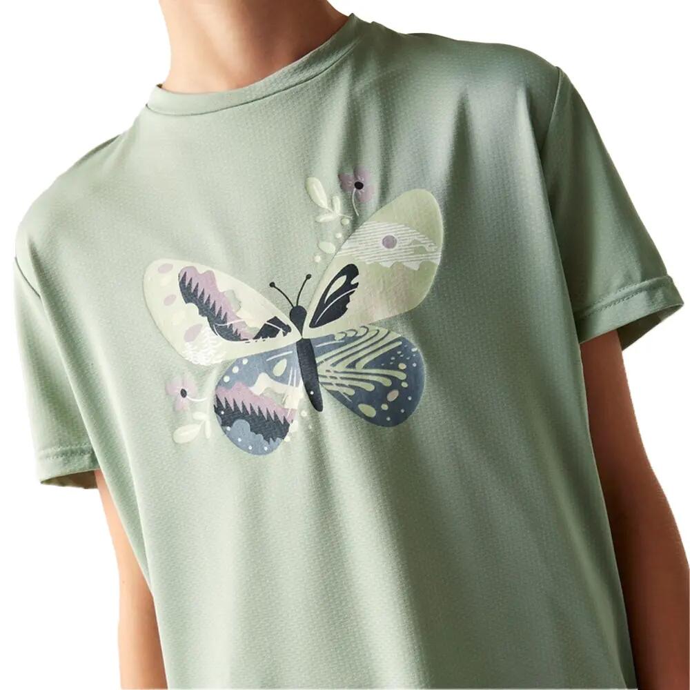 Maglietta Farfalla Bambini Dare 2B Amusing Verde Ghiacciaio 6/7