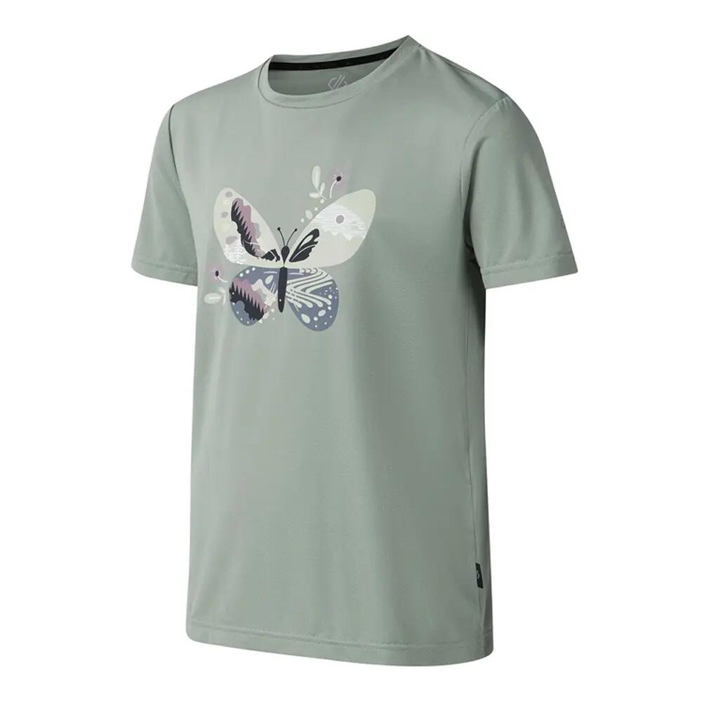 Maglietta Farfalla Bambini Dare 2B Amusing Verde Ghiacciaio 4/7