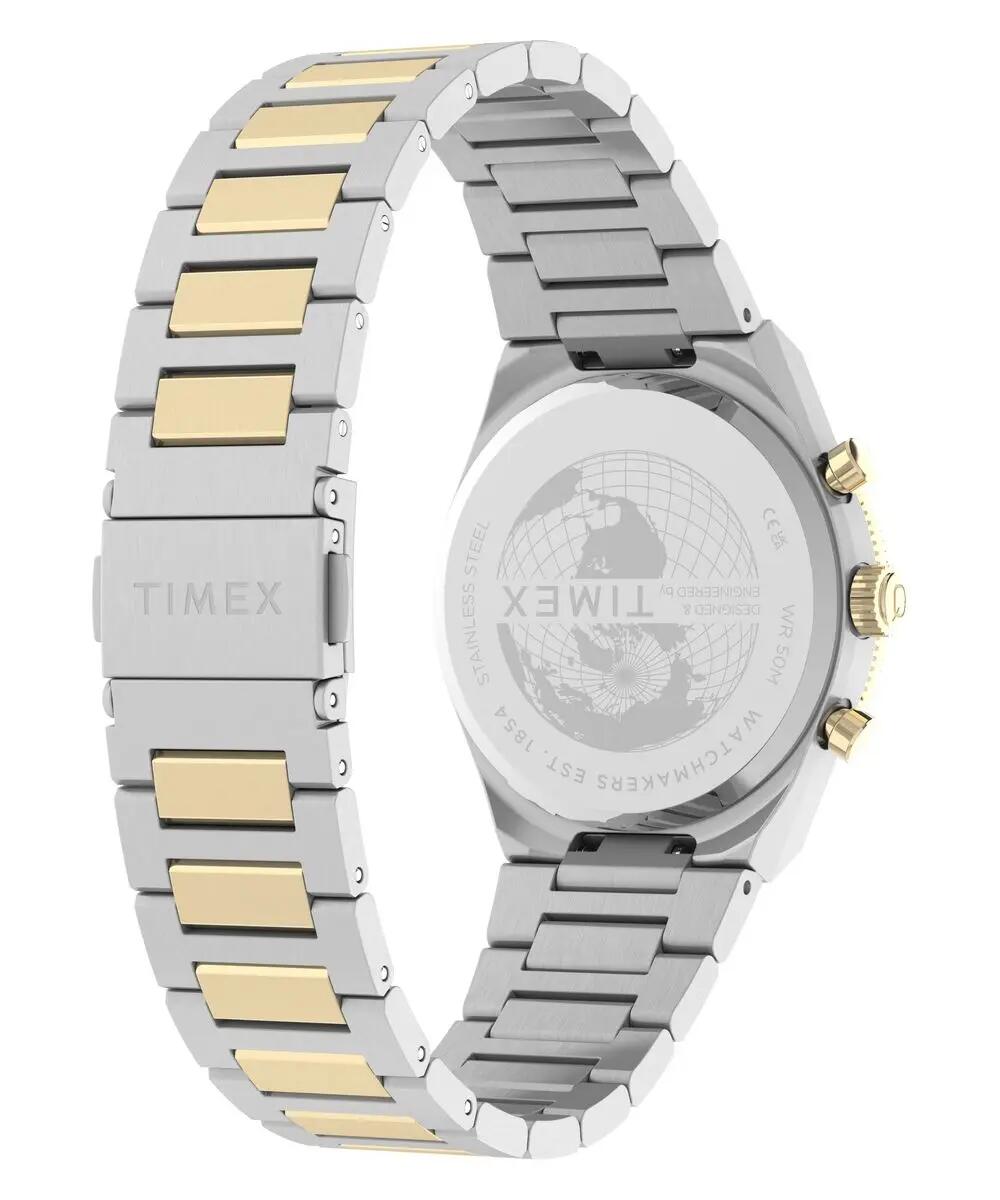 Timex Chronographe Montre Multicolore/Doré TW2Y92300 4/6
