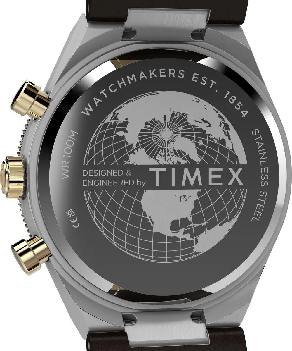 Timex Chronographe Montre Marron/Noir TW2Y56000 3/6