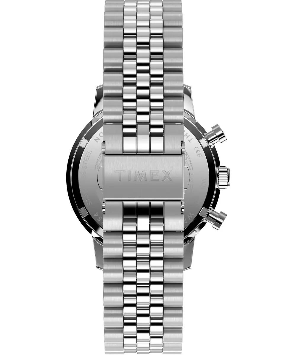 Timex Chronograph Uhr Silber/Blau TW2Y66500 3/6