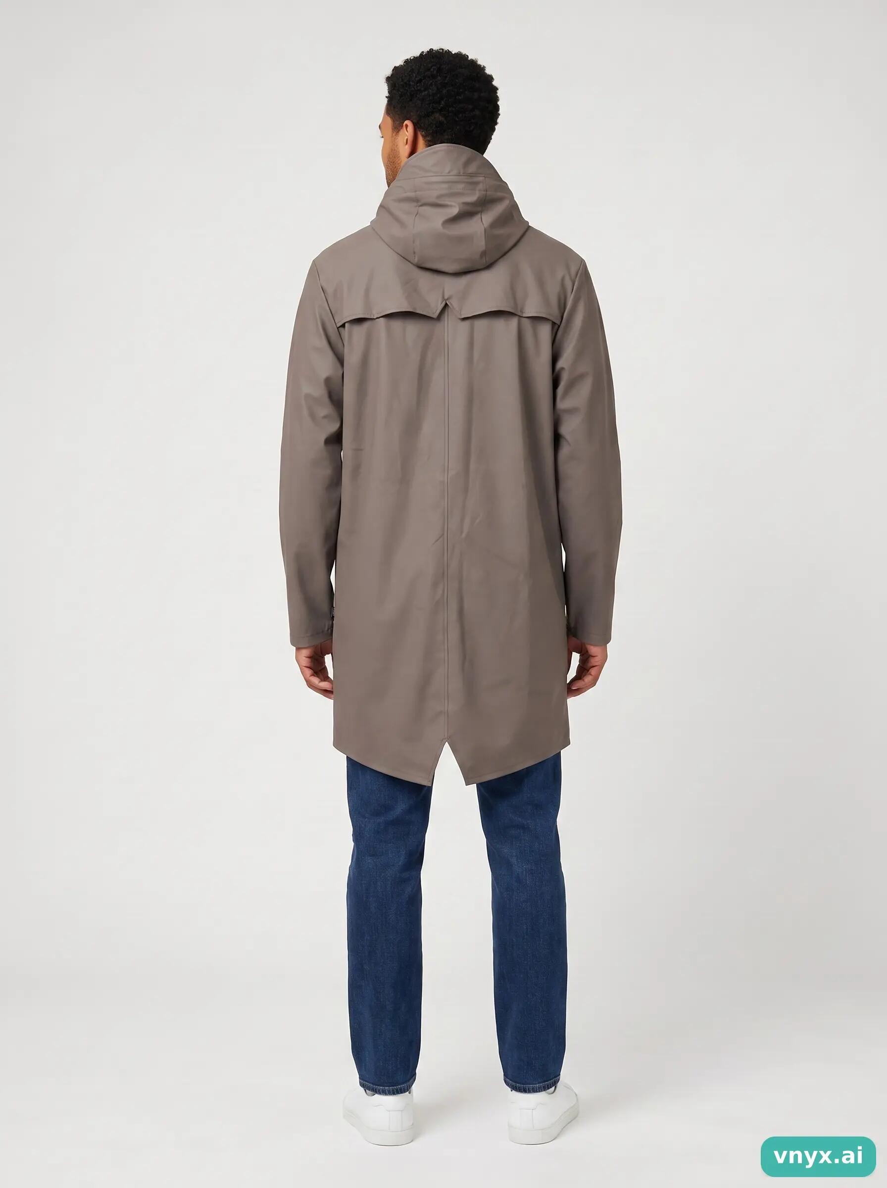Second Life - Vintage RAINS Muted Taupe Outdoor Jacket Men S 4/5