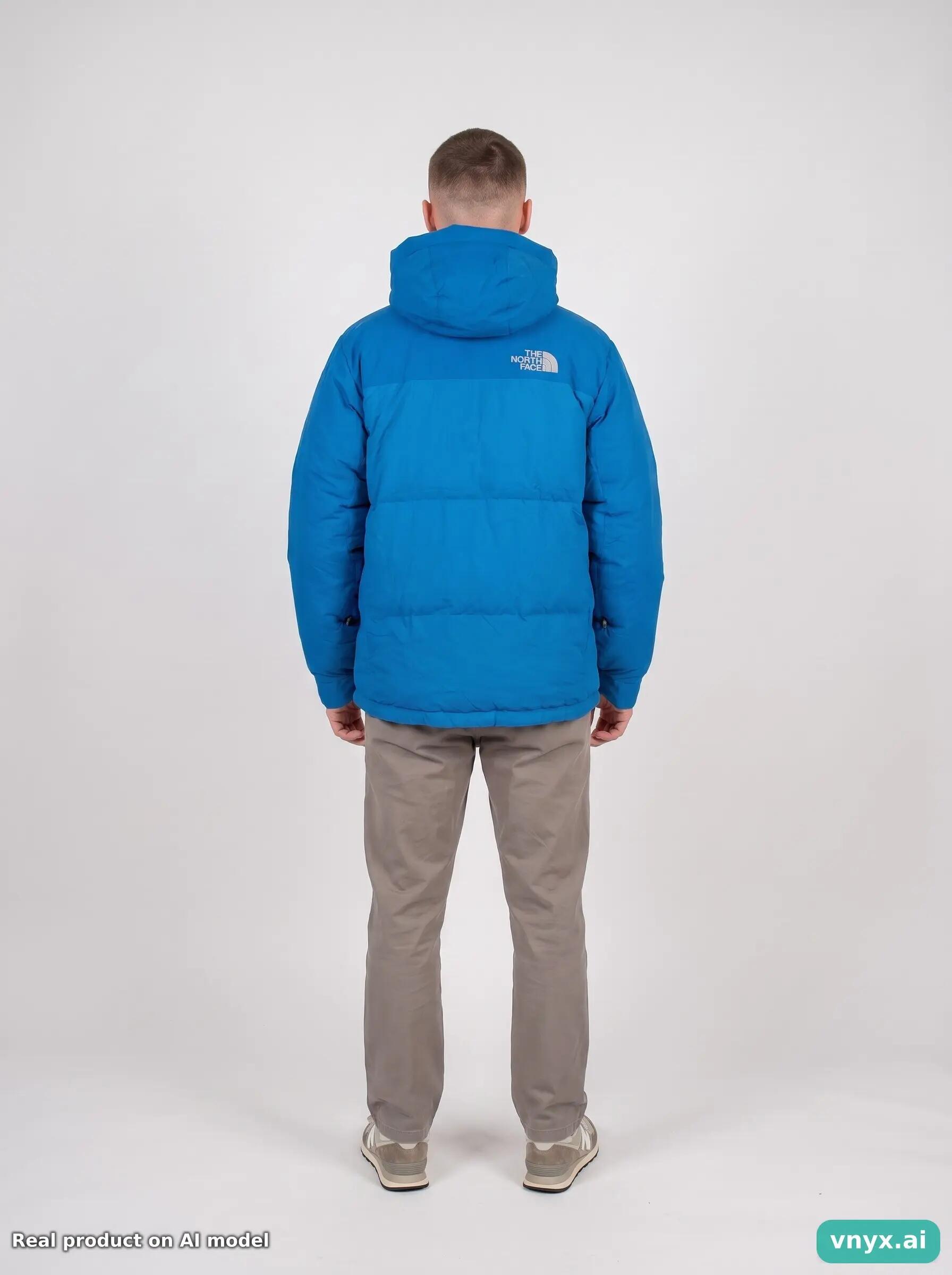 Second Life - The North Face Blue Puffer Jacket Men S 4/5