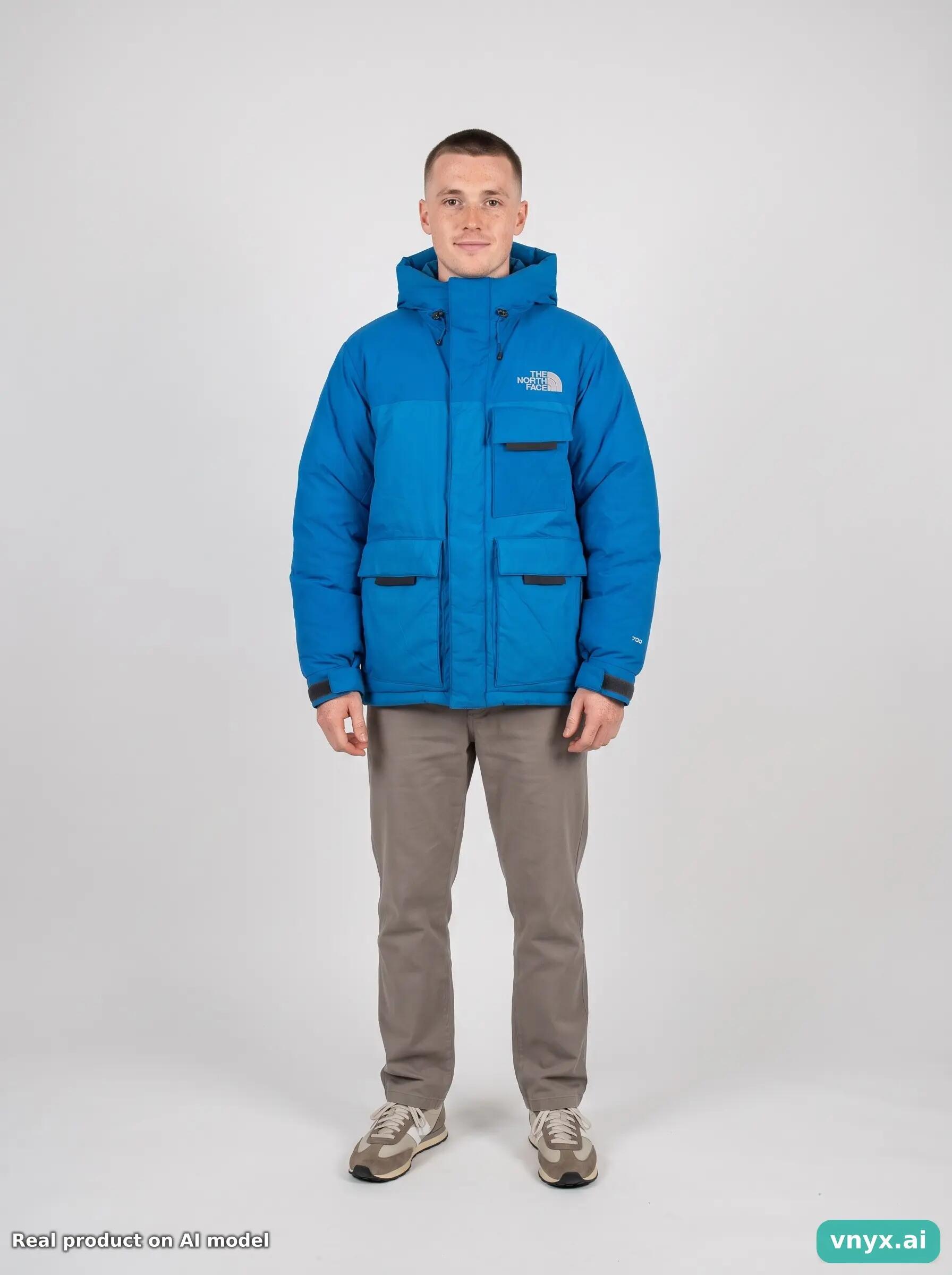 Second Life - The North Face Blue Puffer Jacket Men S 3/5