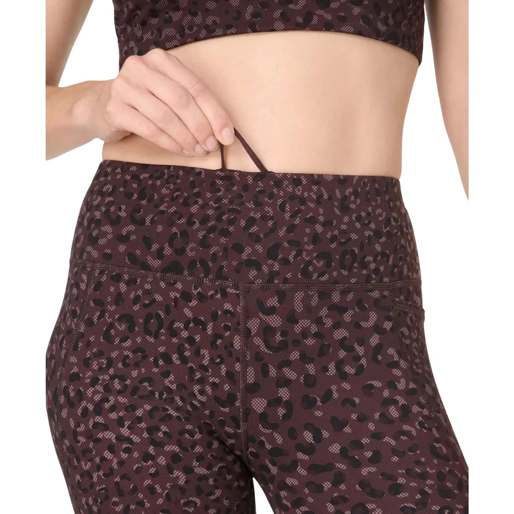 Dameslegging met 7/8beenlengte, Powerleopardprint en zakken met ritssluiting 5/5