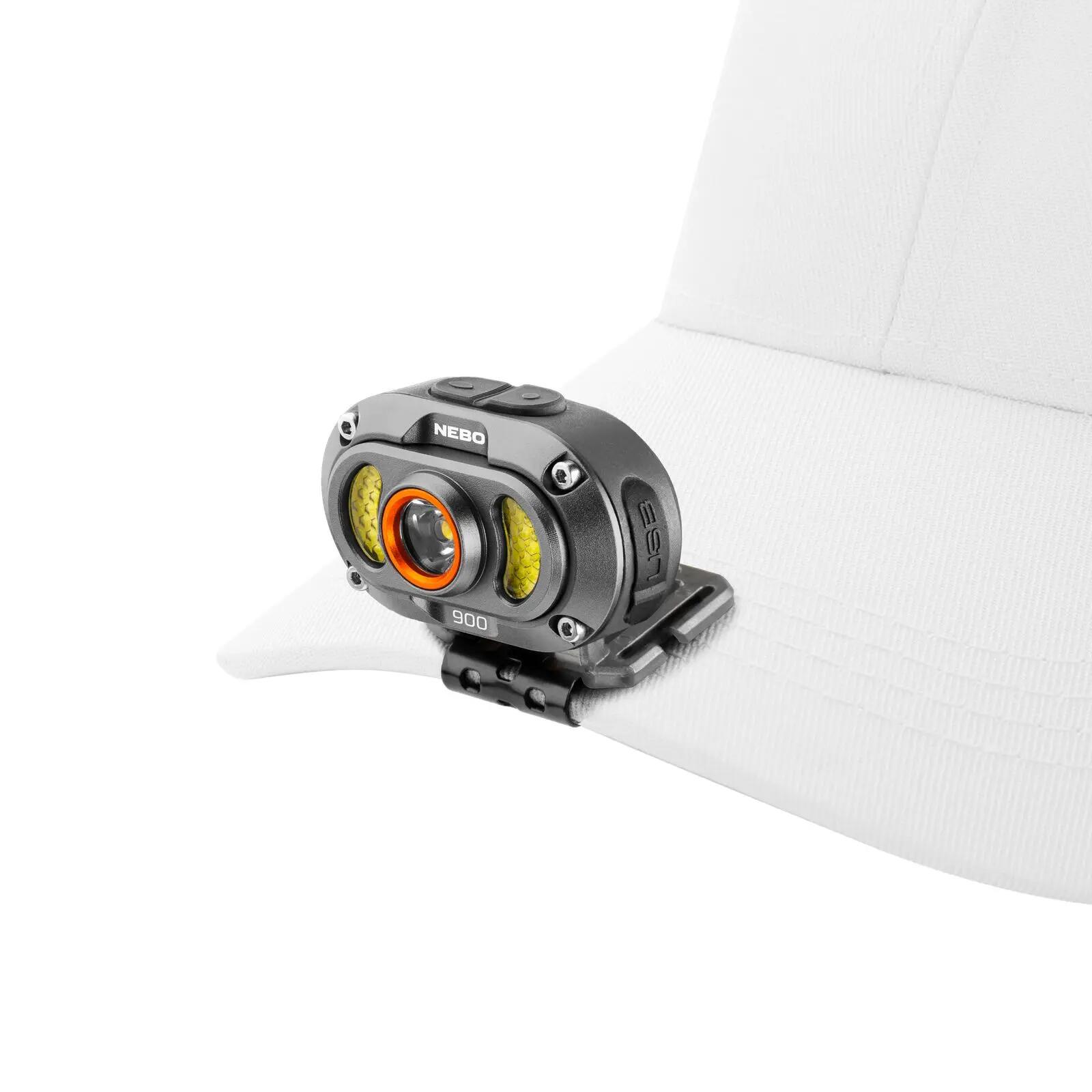 Lampe frontale randonnée camping rechargeable 900 lumens spot flood Mycro 900+ 2/5