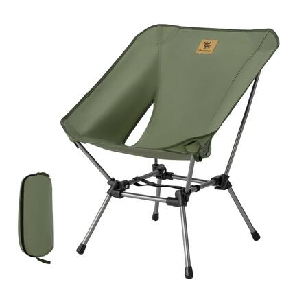 Qunature Campingstuhl bis 120 kg tragbarer Klappstuhl
