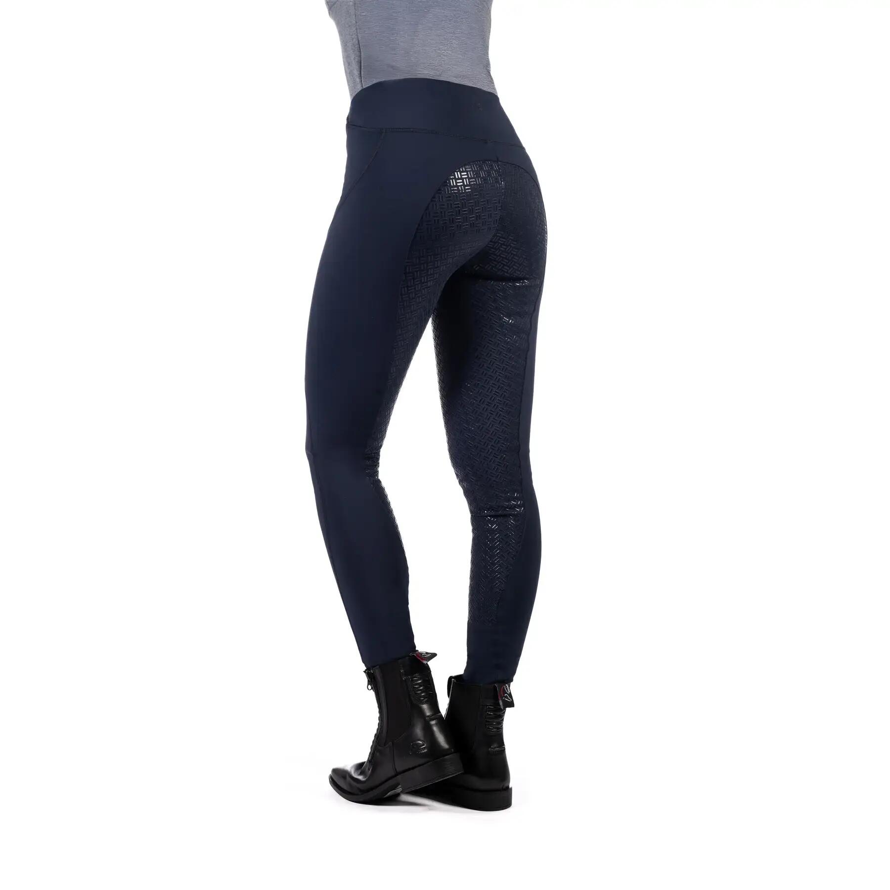 Damskie legginsy jeździeckie z pełną przyczepnością HKM Rio 4/5