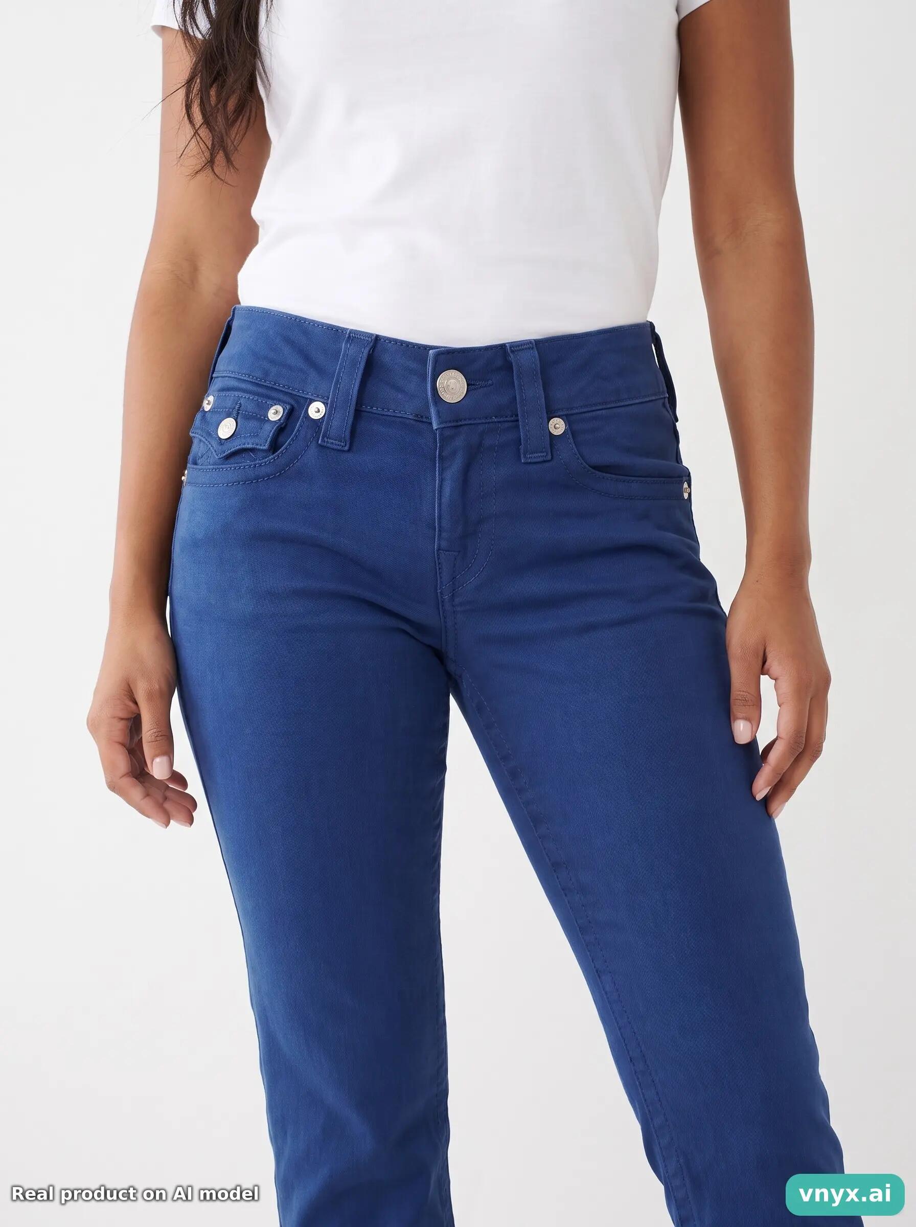 Second Life - Vintage True Religion Navy Jeans Women 27 L29 5/6