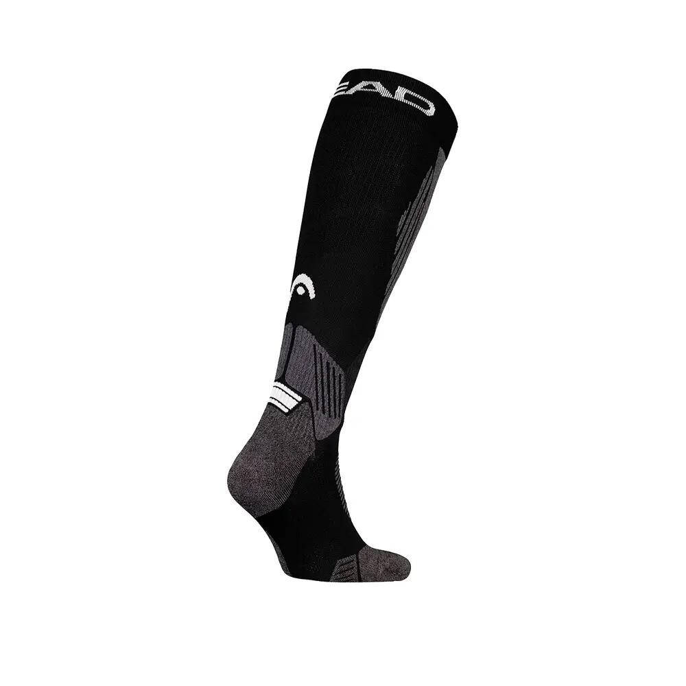 Calcetines de esquí Head Racer Coolmax Negro/Gris 2/2