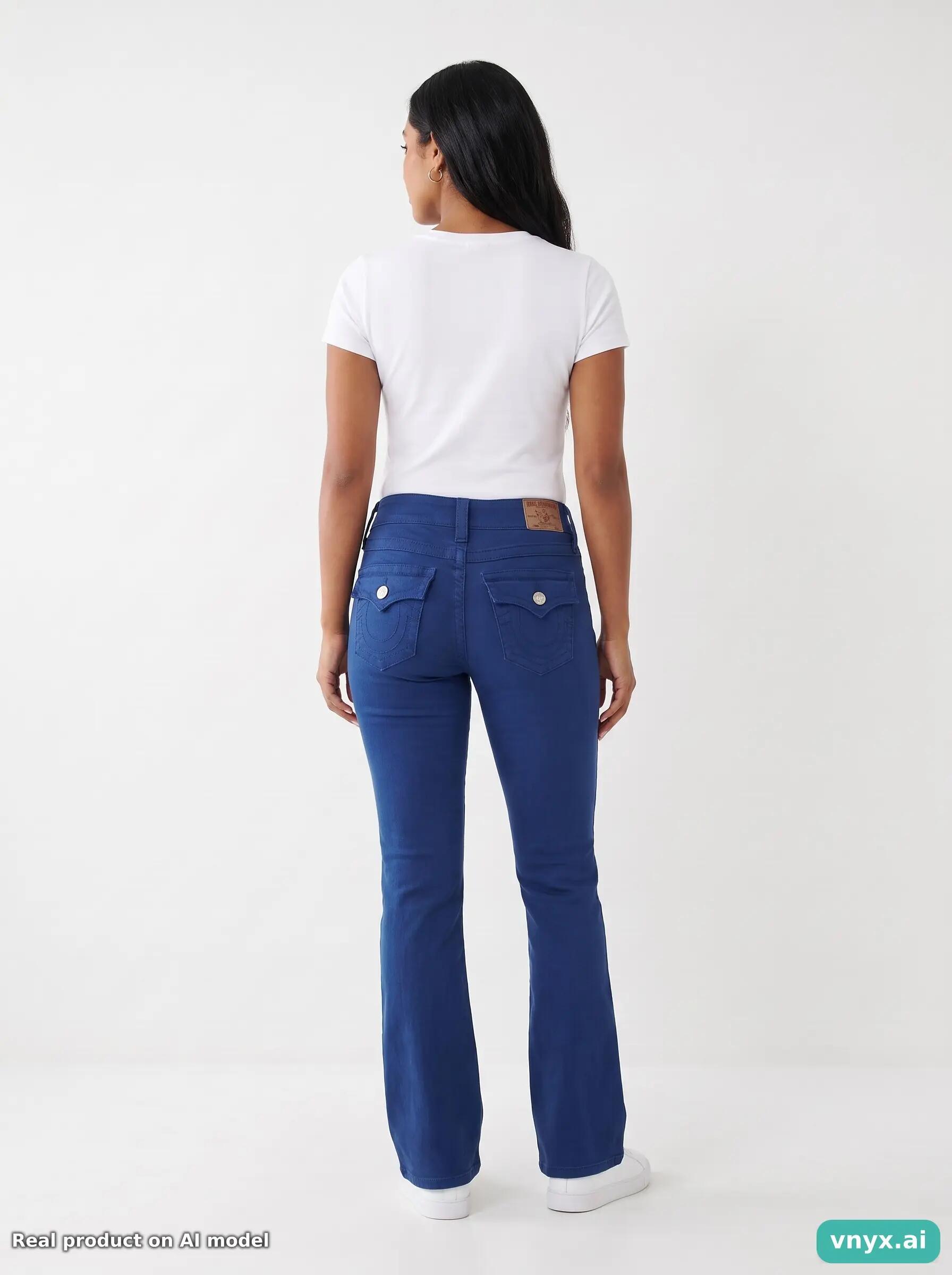 Second Life - Vintage True Religion Navy Jeans Women 27 L29 4/6