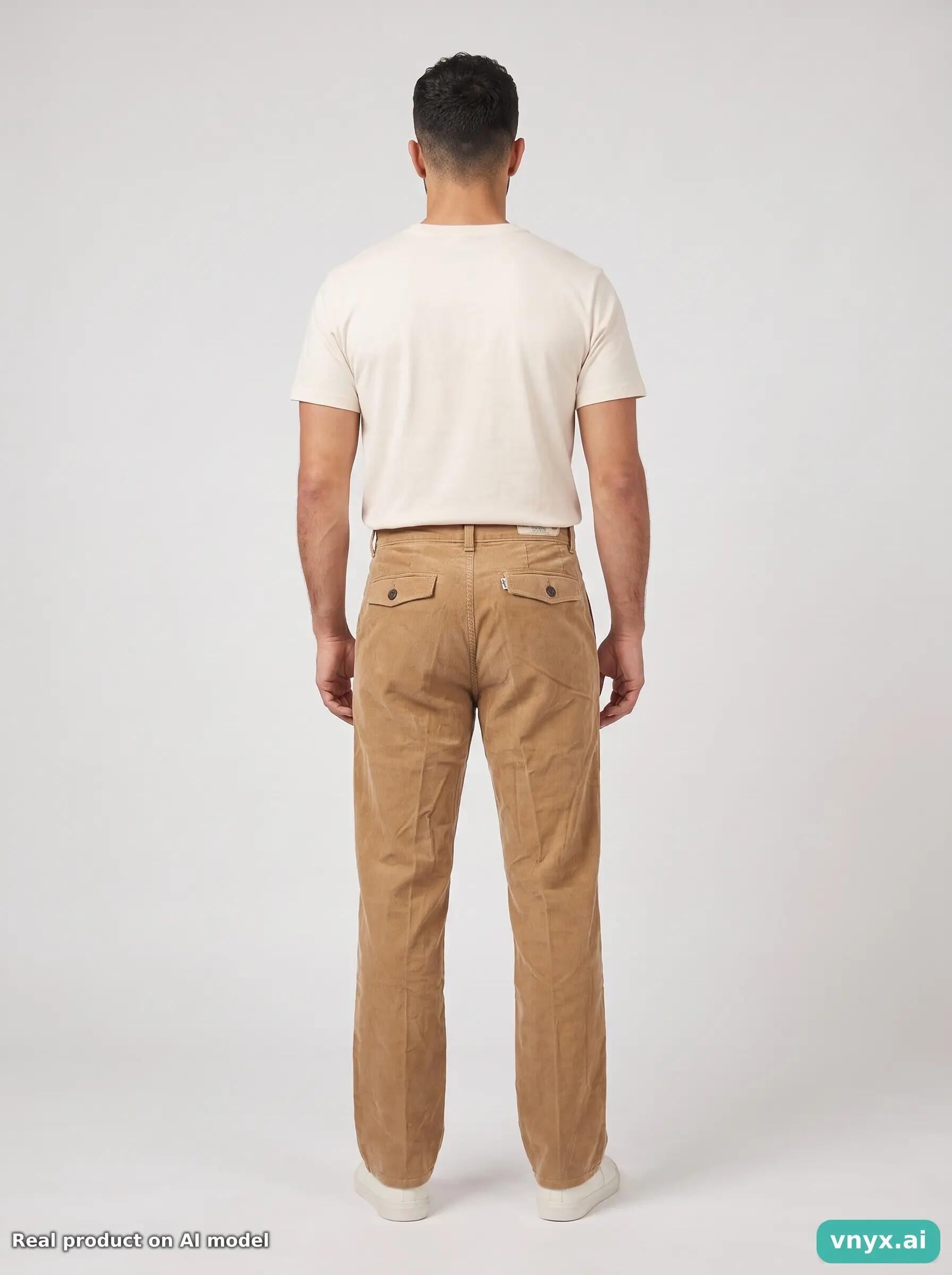 Second Life - Vintage Levi's Tan Trousers Men 28 34 4/6