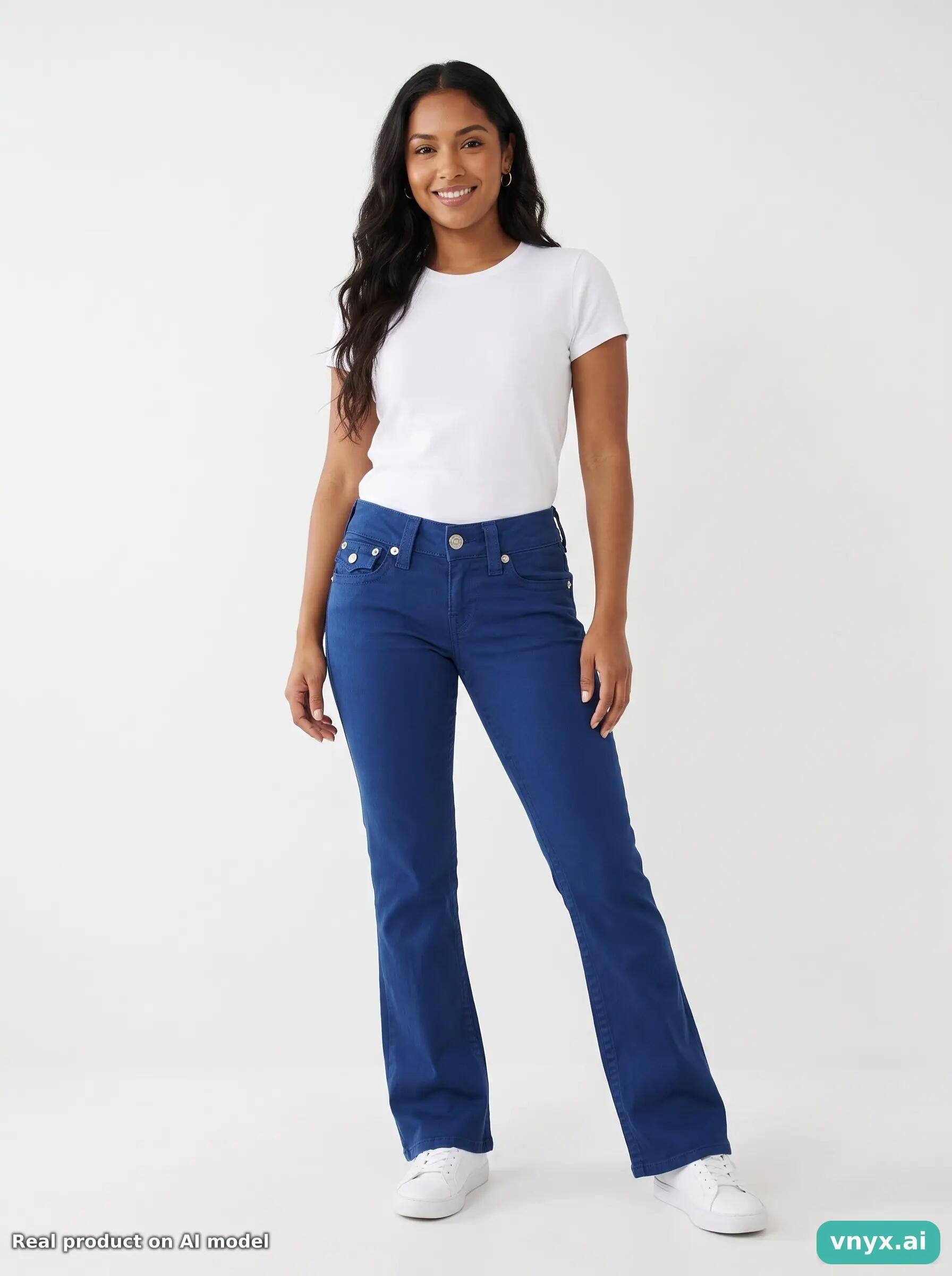 Second Life - Vintage True Religion Navy Jeans Women 27 L29 3/6
