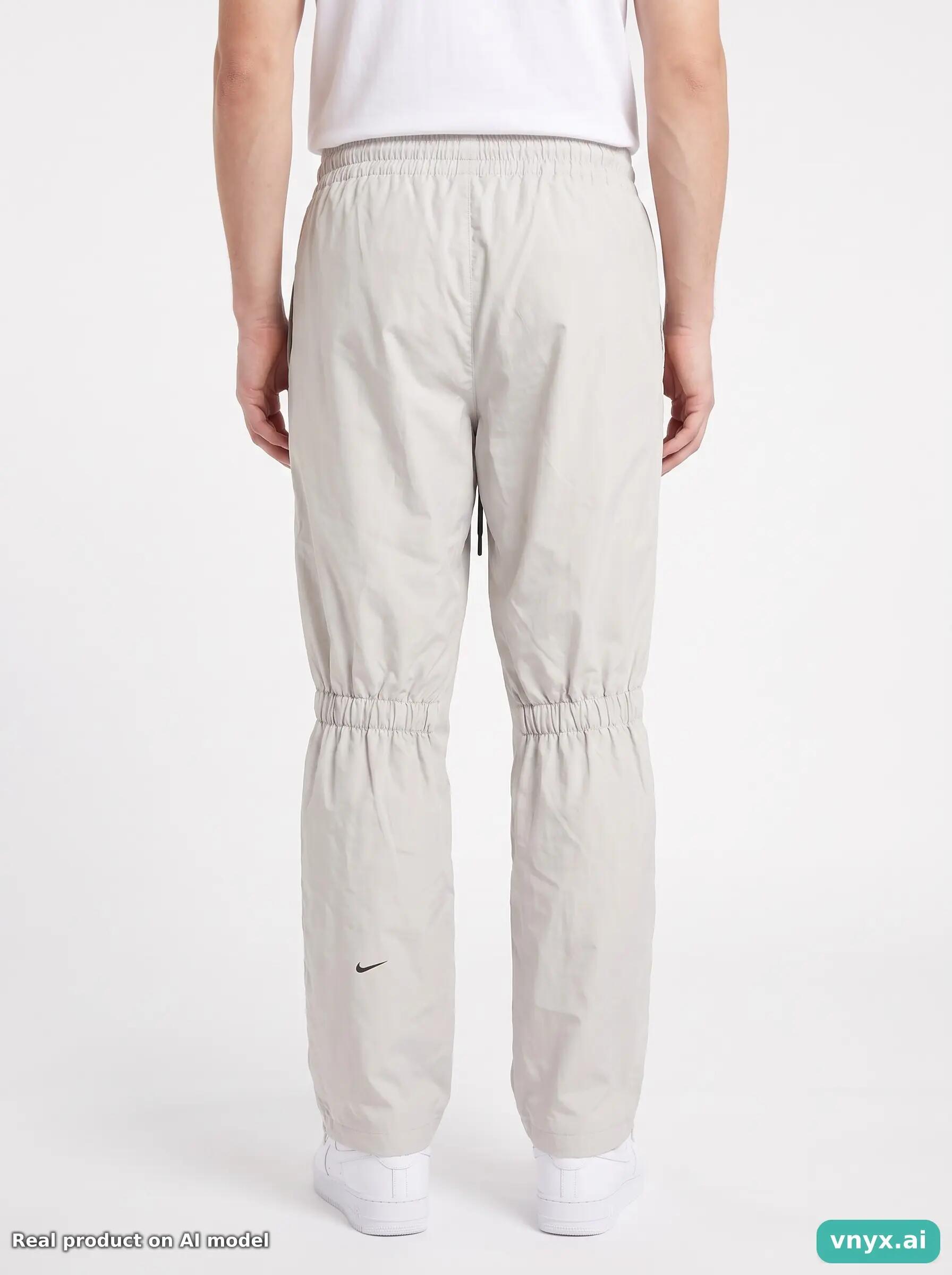 Second Life - Nike Light Grey Joggers Size L 2/5