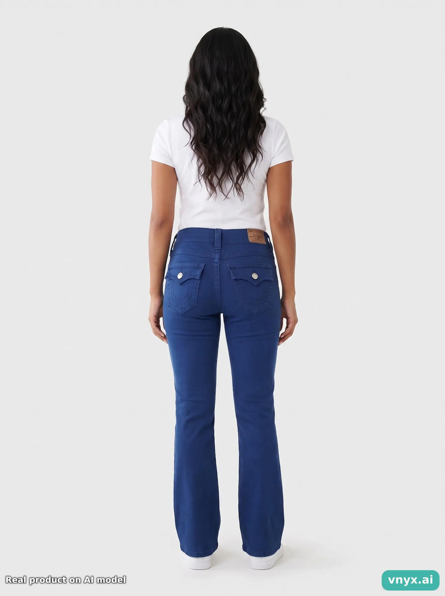 Second Life - Vintage True Religion Navy Jeans Women 27 L29 2/6