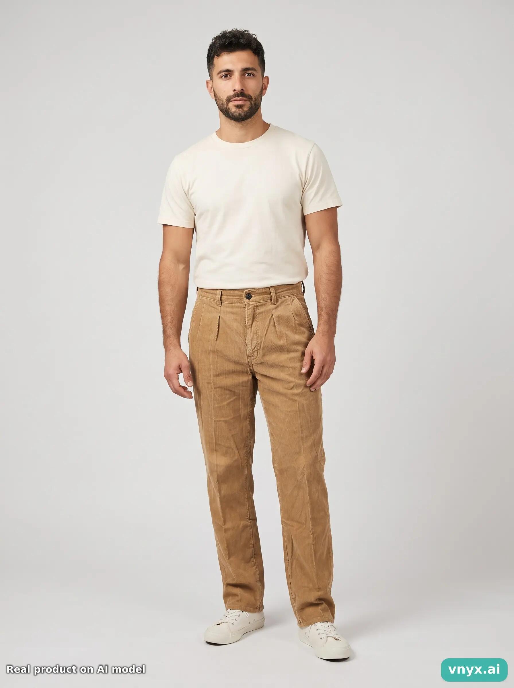 Second Life - Vintage Levi's Tan Trousers Men 28 34 3/6