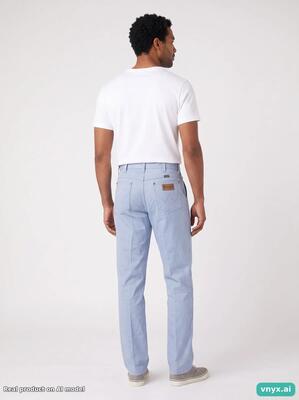 Second life - vintage wrangler light blue chinos men 26 l34
