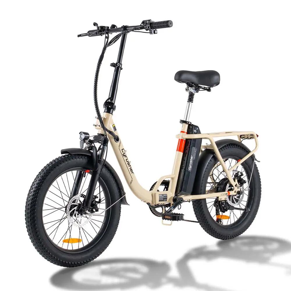 Bici elettrica pieghevole per adulti Loop: 20×3,0", 48V 10,4Ah 3/8