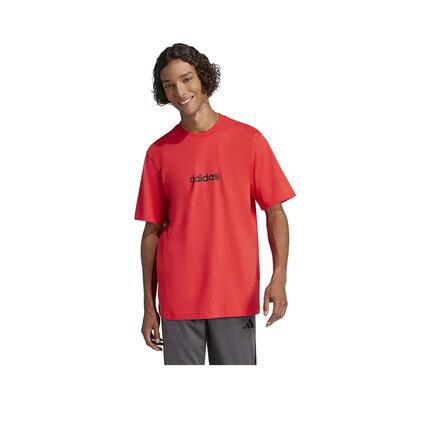 T-shirt Adidas Essentials Linear Imprimé Col rond Manches courtes 100% coton
