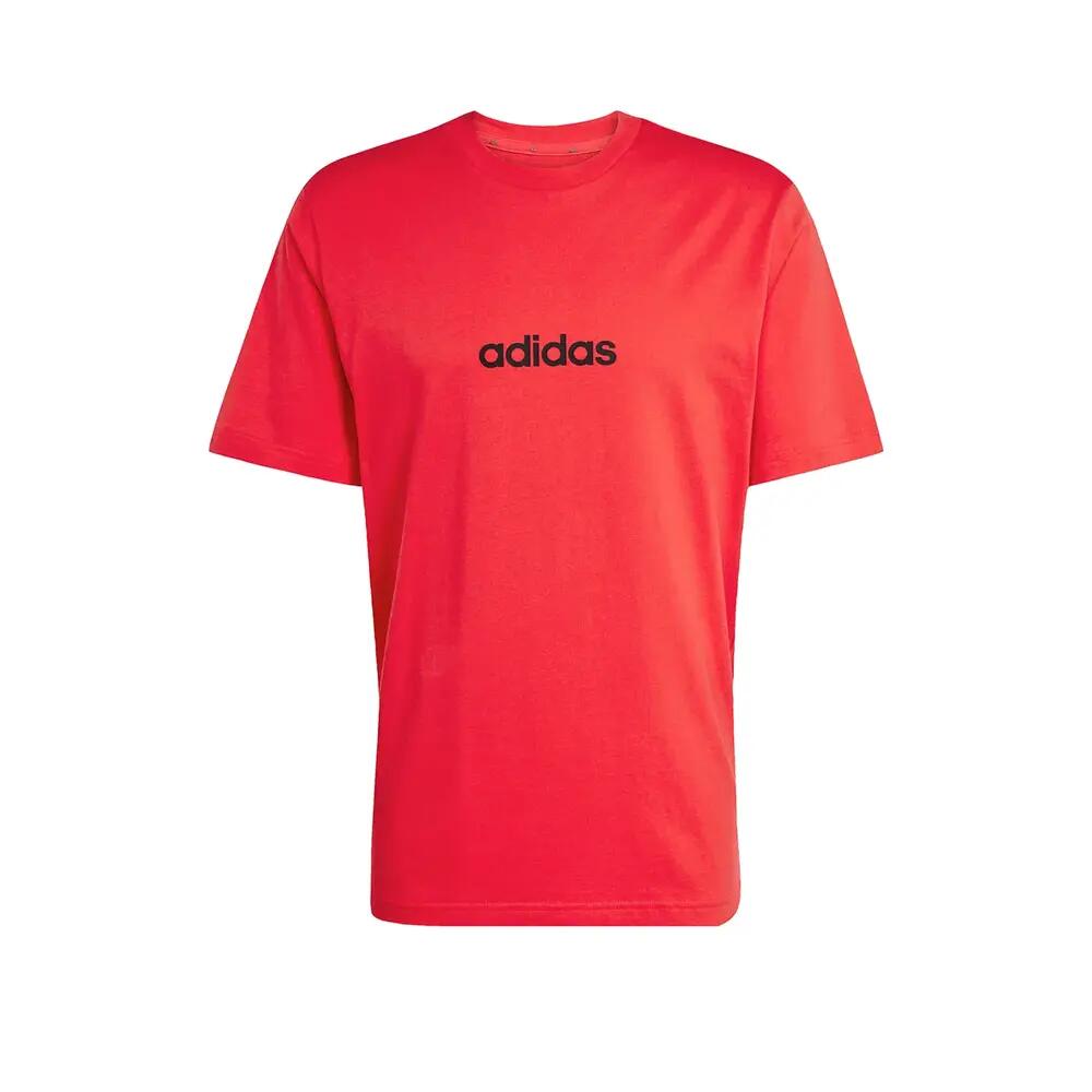 T-shirt Adidas Essentials Linear Imprimé Col rond Manches courtes 100% coton 3/6