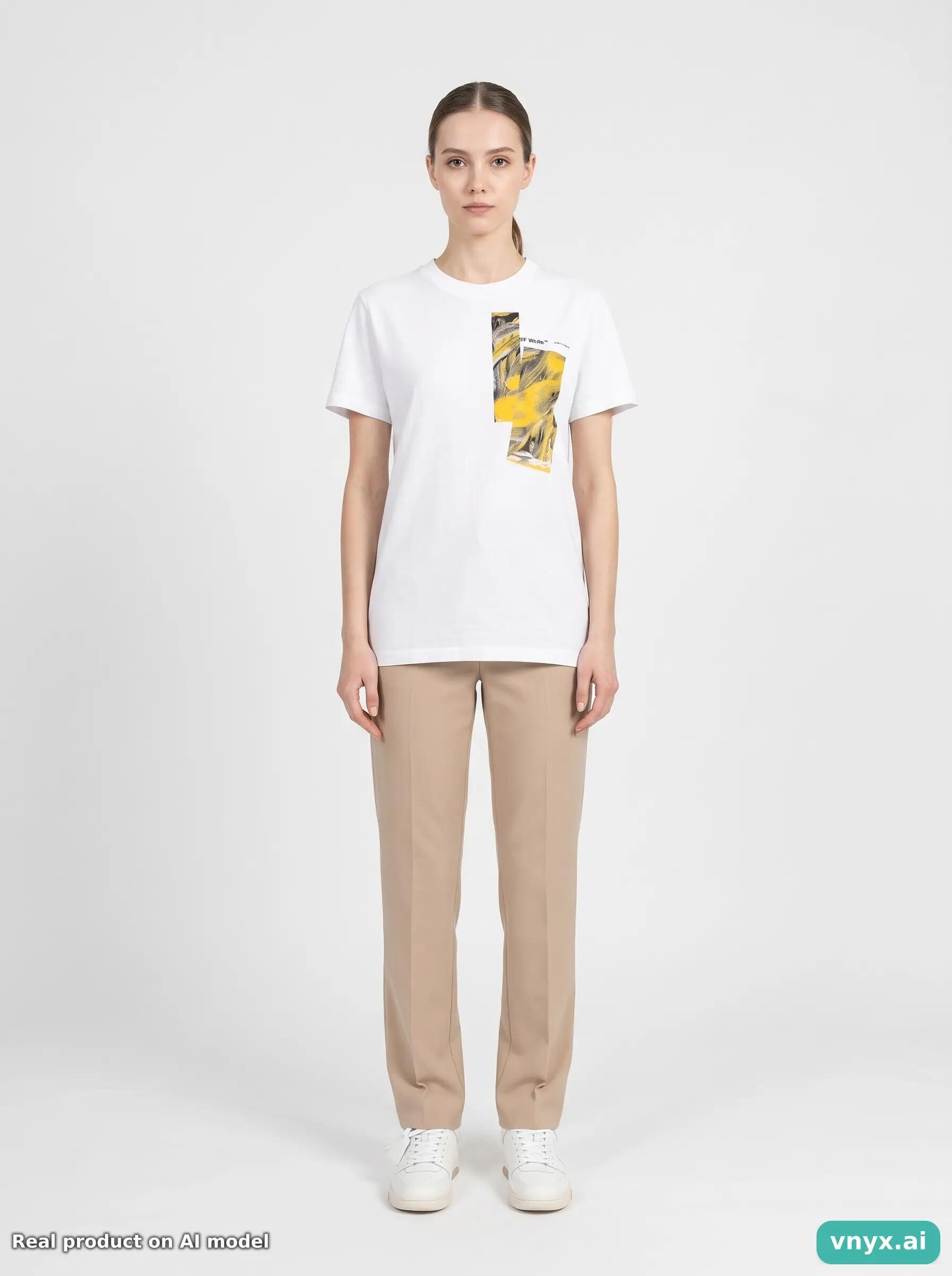 Second Life - Off-White Women's White T-Shirt Size S 3/5