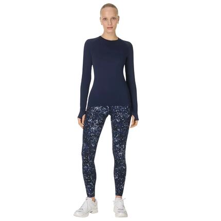 Legging Yoga Motif/style Carapace De Tortue ULTIMATE Femme (Bleu Nuit)