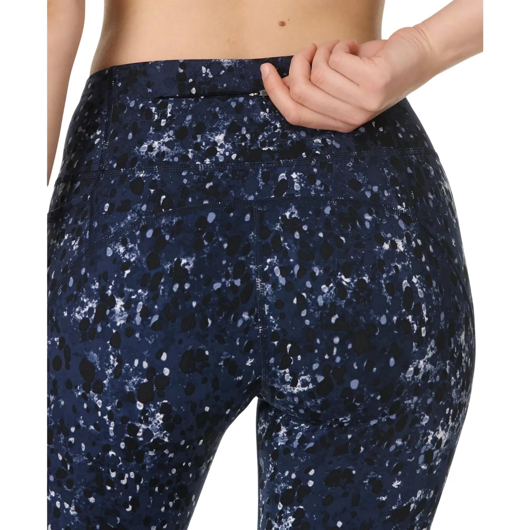 Legging Yoga Motif/style Carapace De Tortue ULTIMATE Femme (Bleu Nuit) 6/6