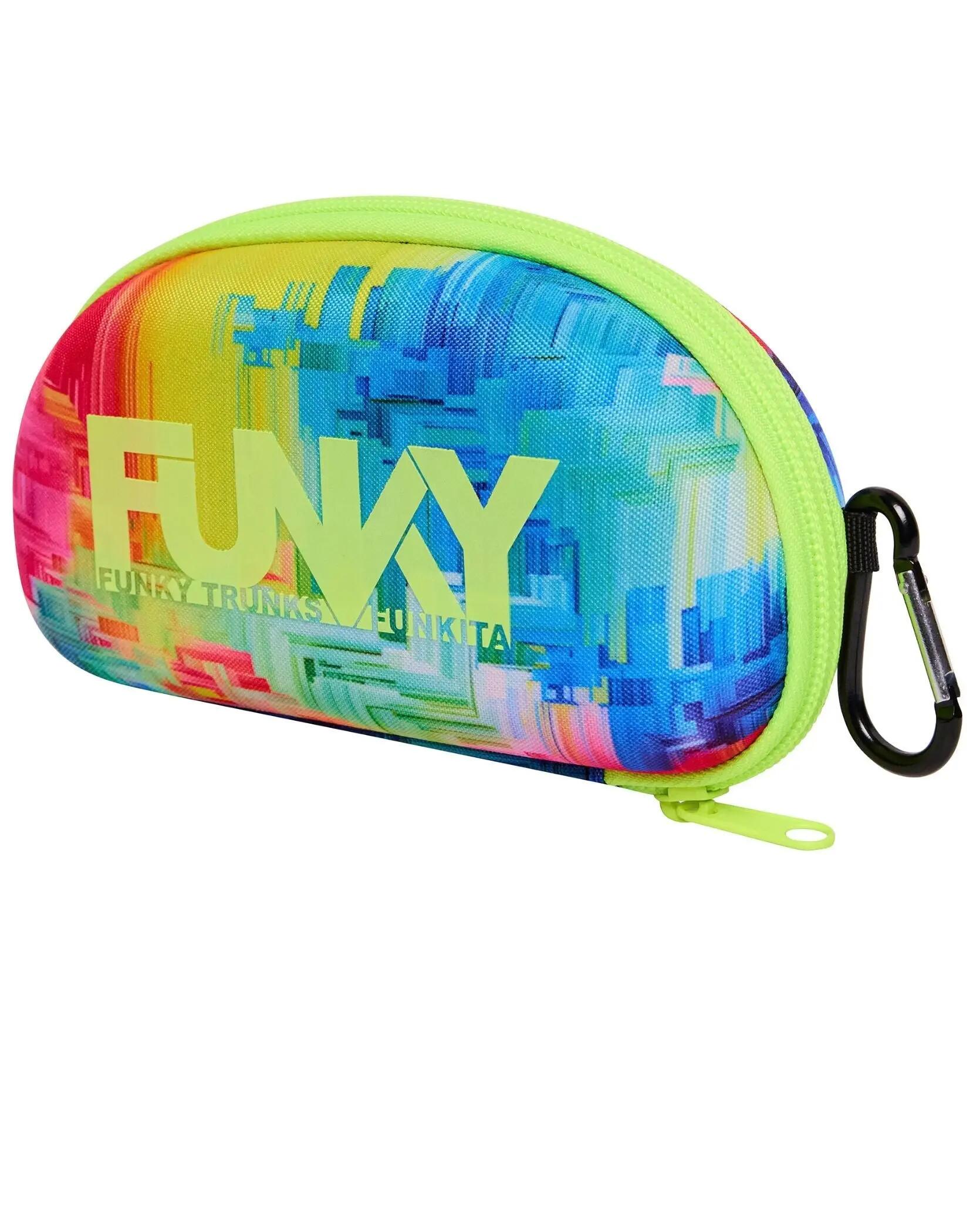 Etui na Okulary pływackie Uniwersalne Ochronne Funky Falling Colours 3/3