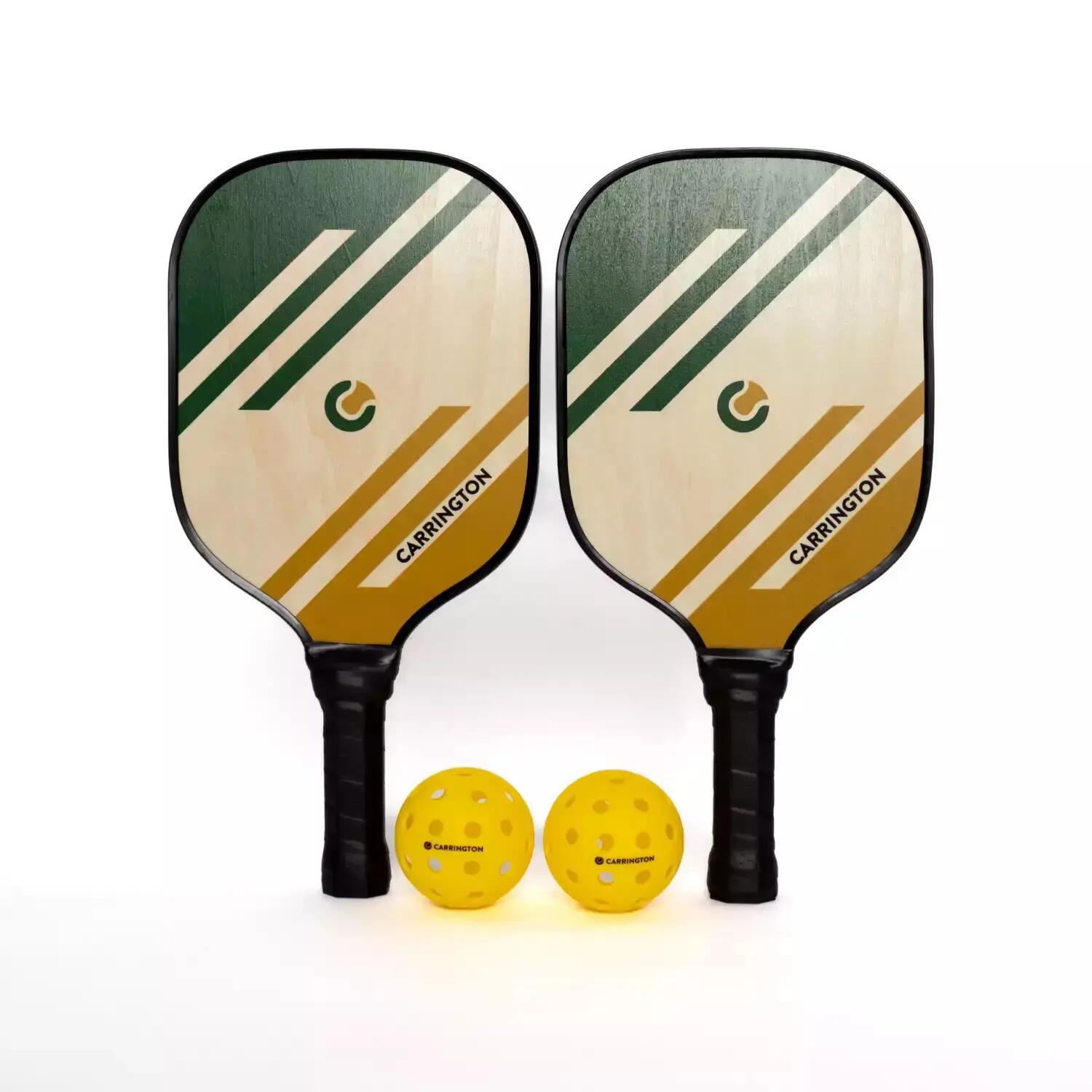 Ekologiczna podstawowa rakieta do pickleball z drewna Carrington (x2) 2/3