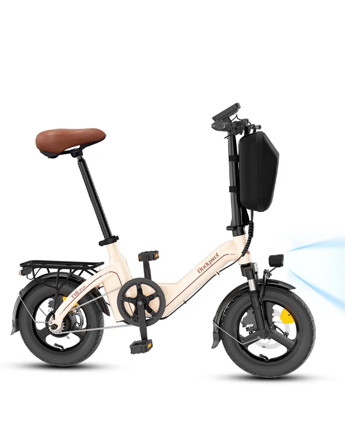 BODYWEL T16PRO-HJ elektrische stadsfiets, 250W-motor, 360Wh, 14-inch 2/8