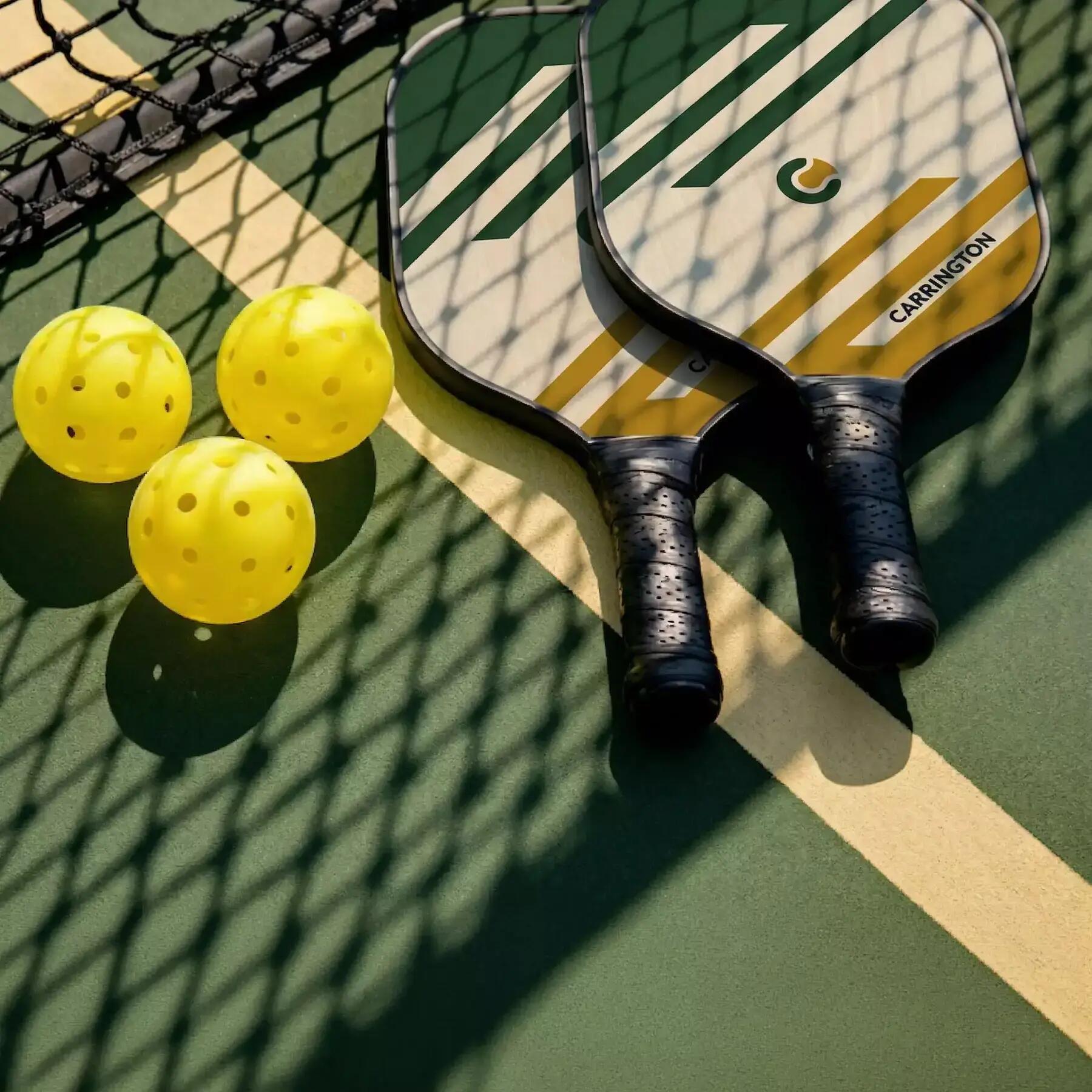 Raquete de pickleball e bola de madeira Carrington (x2) 2/4