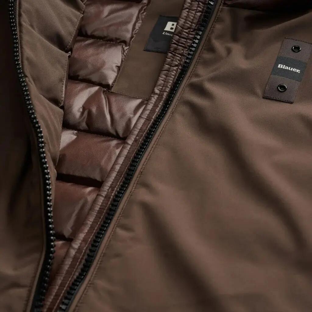 Jaqueta Blauer Modelo Sawyer Cor Castanho 3/5