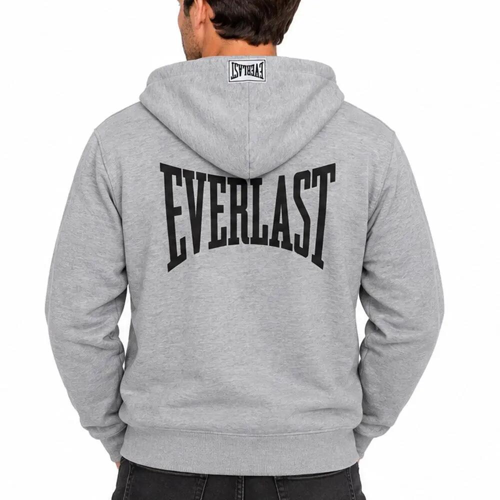 Sudadera con Cremallera Everlast EL011 para Hombre, Gris 3/3