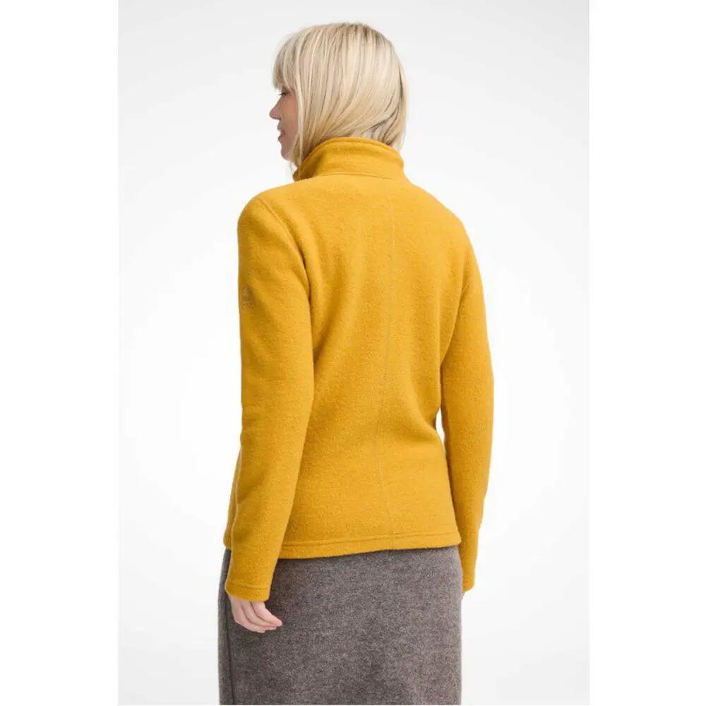 Gilet zippé en laine pour femme Beata - Jaune 5/5