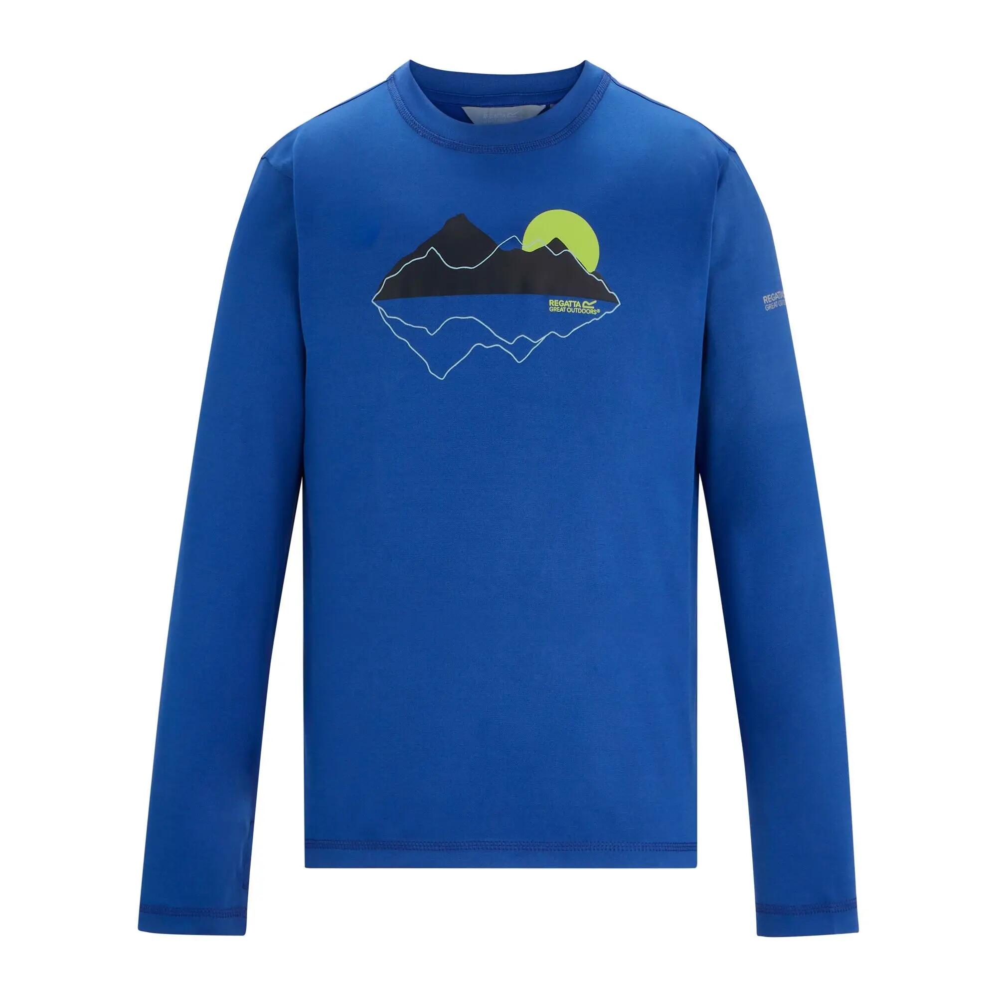 KinderTshirt met lange mouwen met afbeelding van de Alvaradoberg (Olympisch 2/7