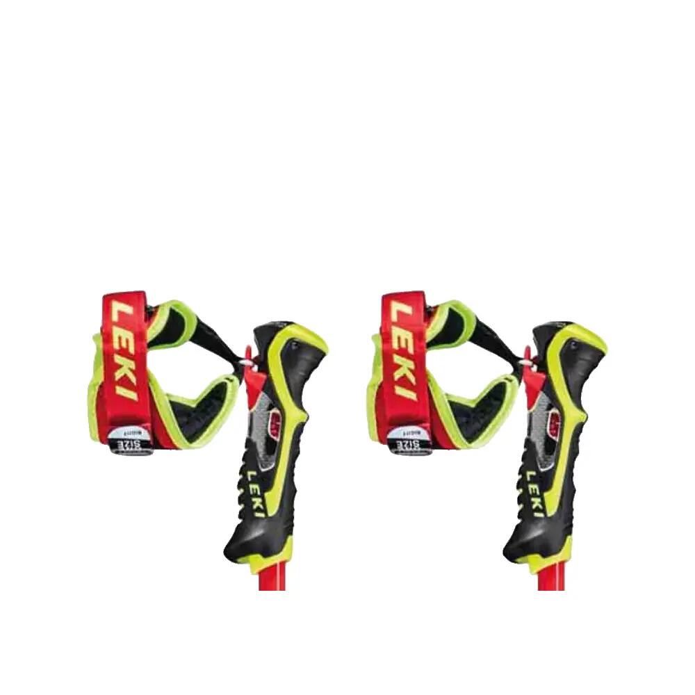 Bâton de ski Leki Venom SL 3D Rouge/Noir/Jaune Néon 5/5