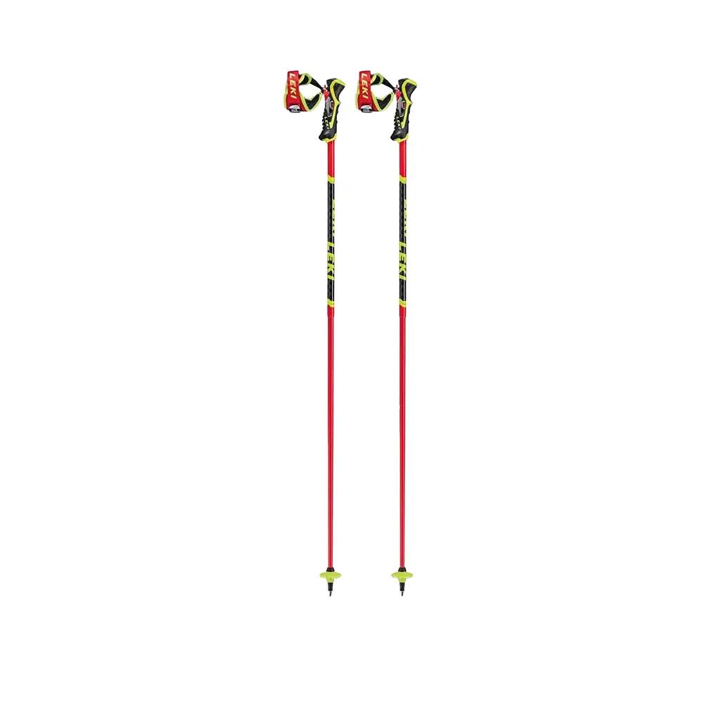 Bâton de ski Leki Venom SL 3D Rouge/Noir/Jaune Néon 2/5