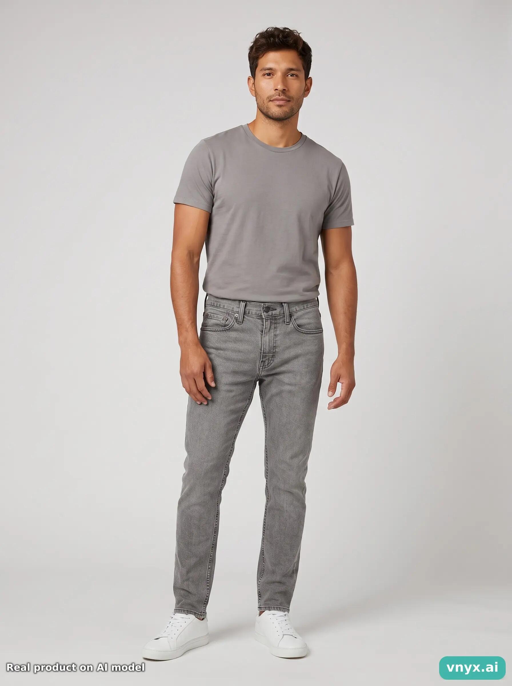 Second Life - Vintage Levi Strauss & Co. Grey Jeans Men 29 L32 3/5