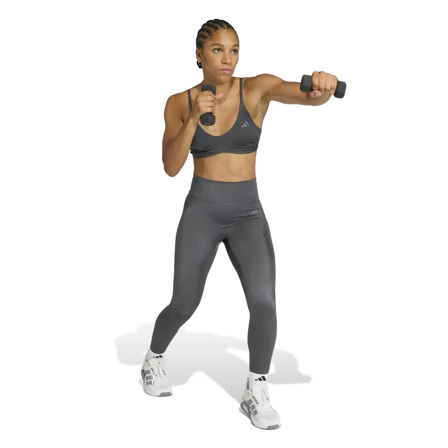 Legging femme adidas Optime Essentials Workout Shine 3/6