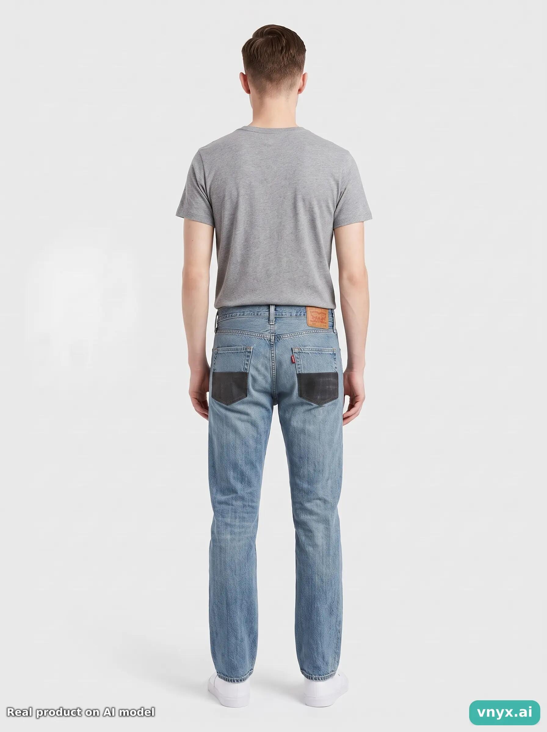 Second Life - Vintage LEVI STRAUSS & CO. Blue Jeans Men 32 L34 4/6