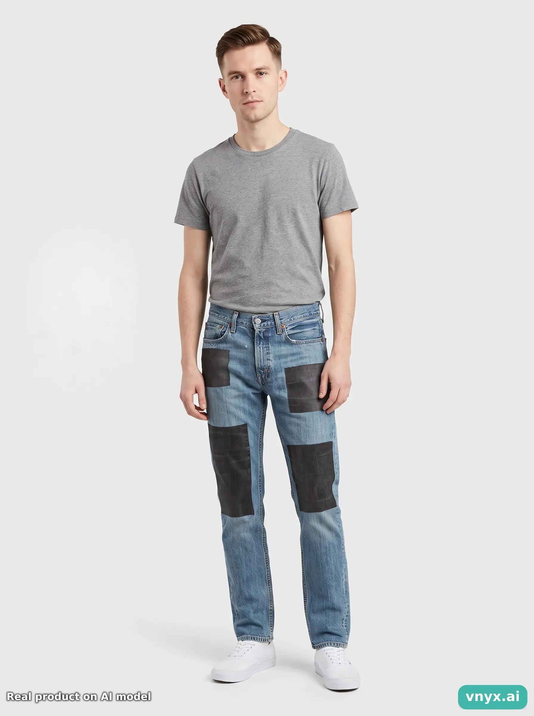 Second Life - Vintage LEVI STRAUSS & CO. Blue Jeans Men 32 L34 3/6