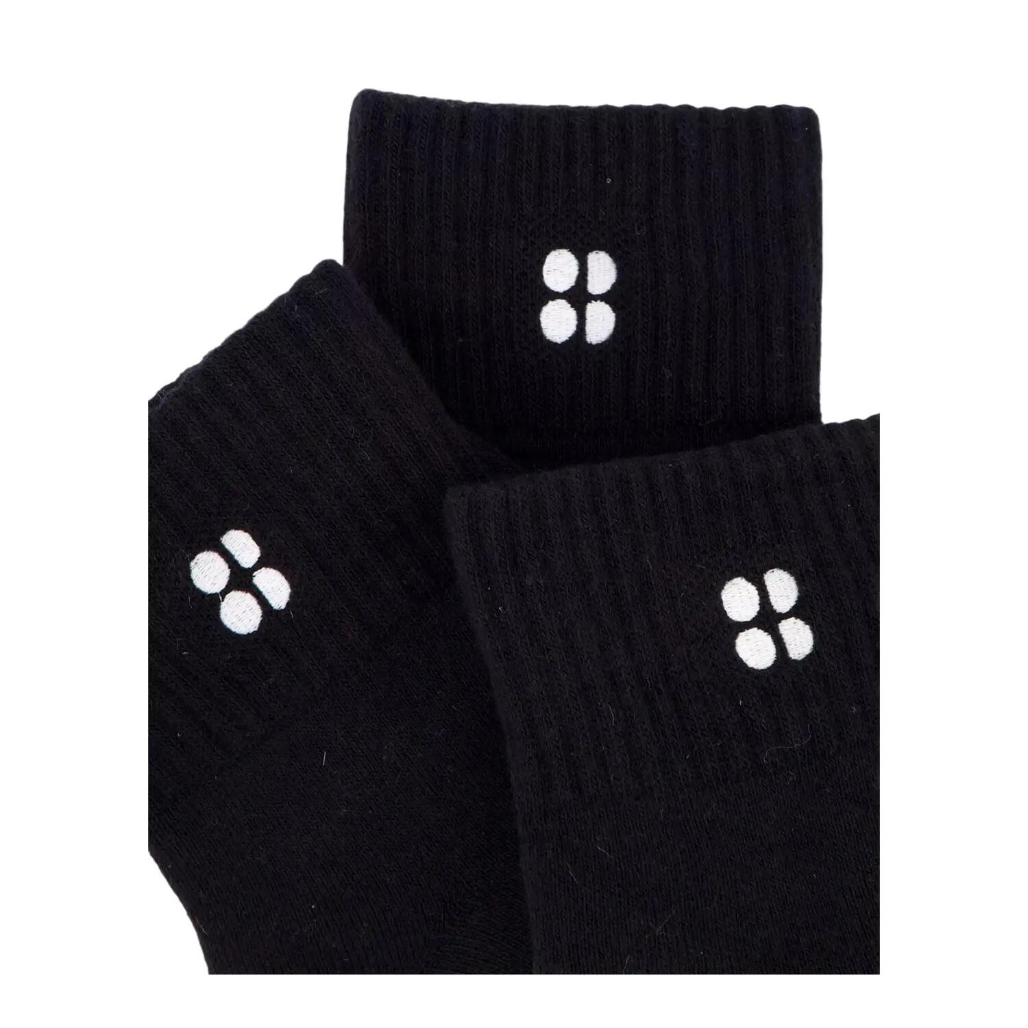 Essential Mini Crewsokken voor dames (set van 3) (Zwart) 3/3